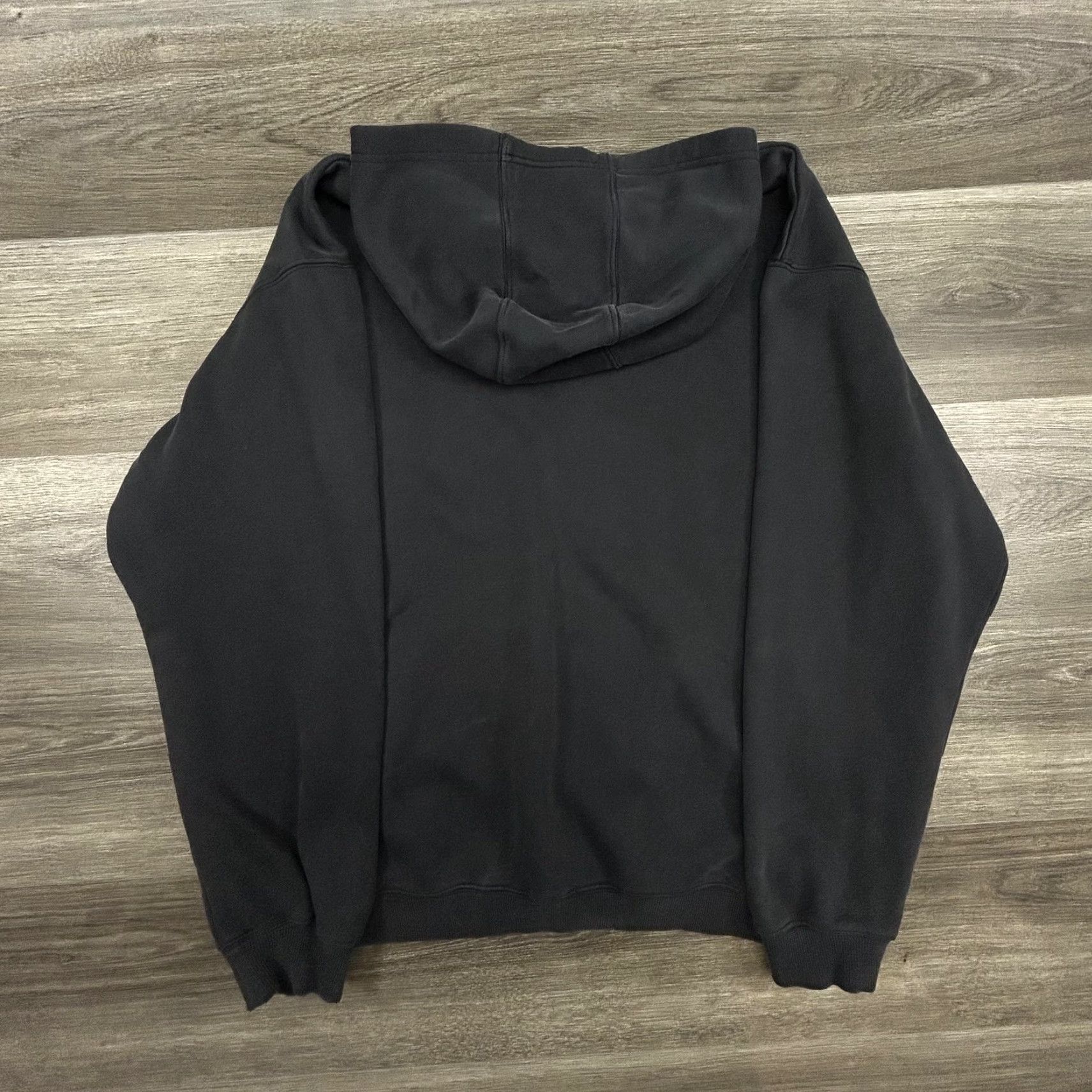Adidas Vintage Adidas Hoodie Mens XL Black Faded Pullover Sweatshirt Big Logo Y2K Size US XL / EU 56 / 4 - 2 Thumbnail