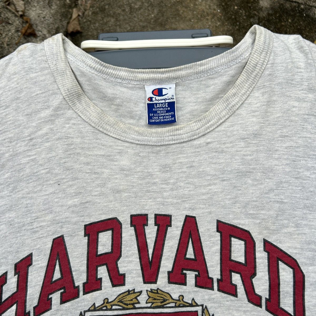 Vintage Vintage Champion 90s Harvard University T-shirt Size US M / EU 48-50 / 2 - 6 Thumbnail