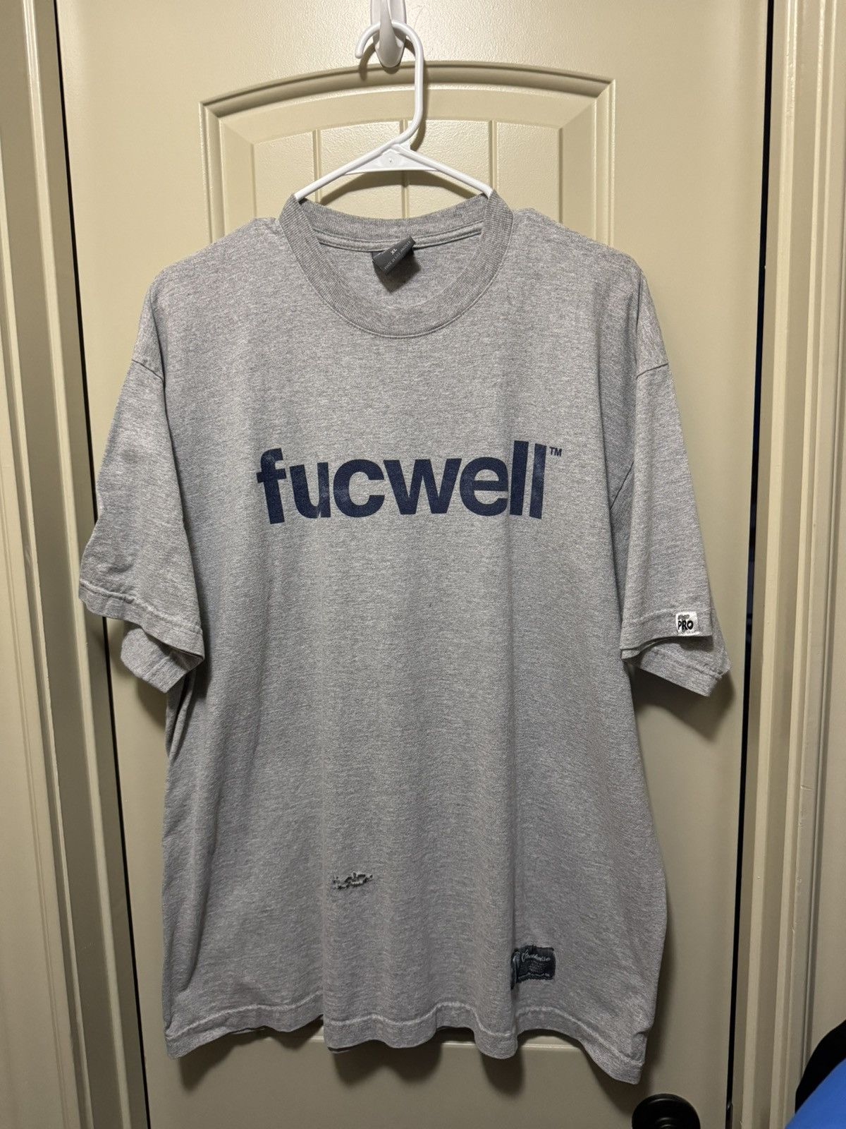 Vintage Vintage Fucwell Skate Tee Size US XL / EU 56 / 4 - 1 Thumbnail