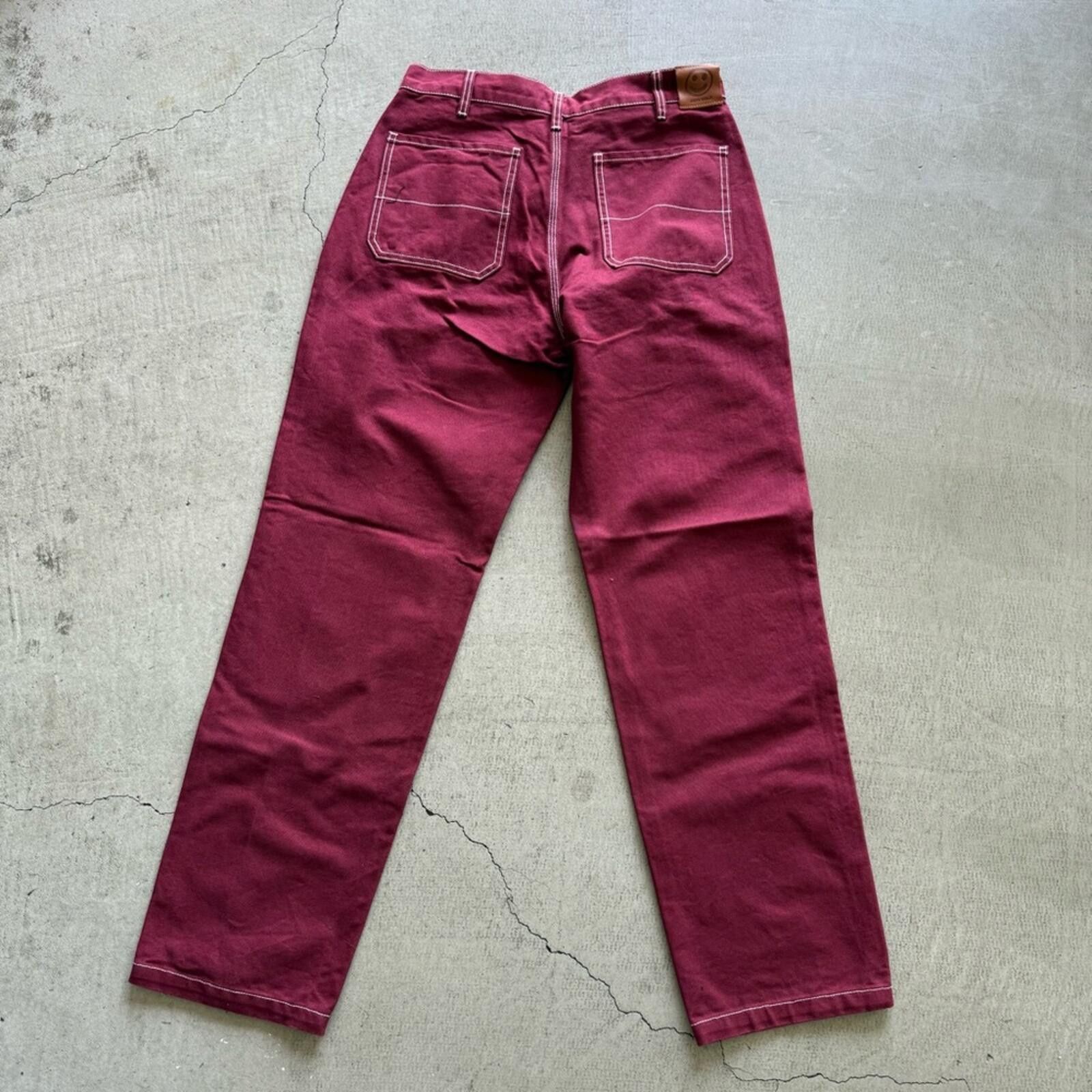 Golf Wang Golf Wang / Canvas Work Pants / Burgundy Size US 30 / EU 46 - 7 Thumbnail