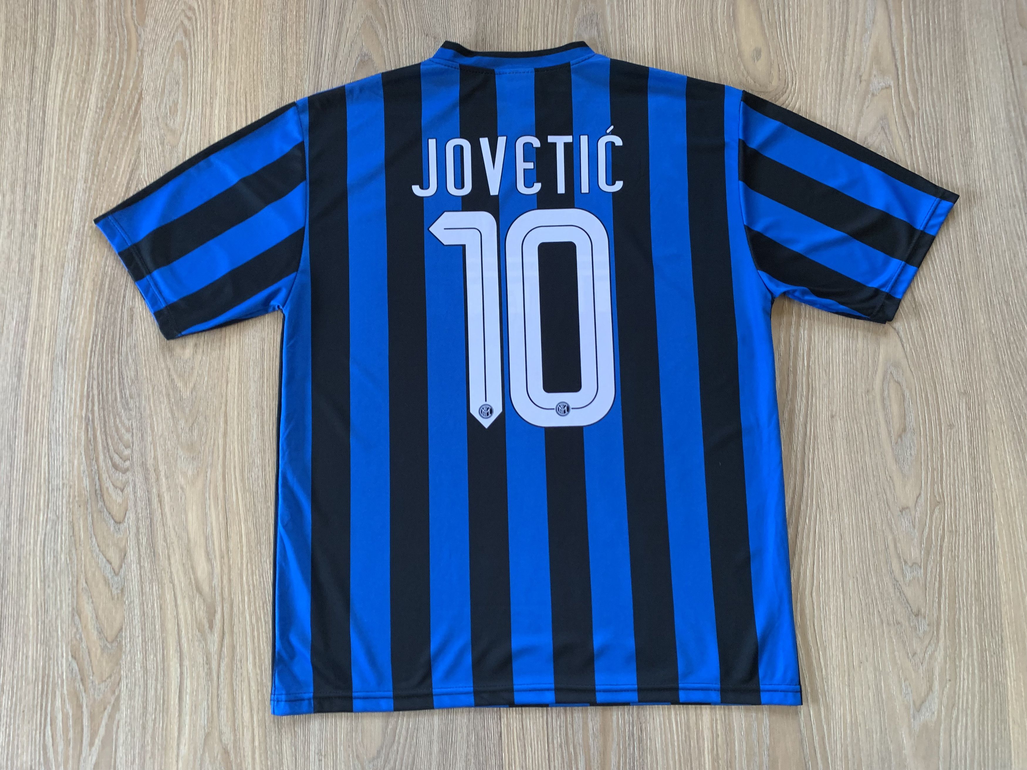 Other Inter Milan Football Shirt #10 Jovetic 2017-2018 Size US XL / EU 56 / 4 - 3 Thumbnail