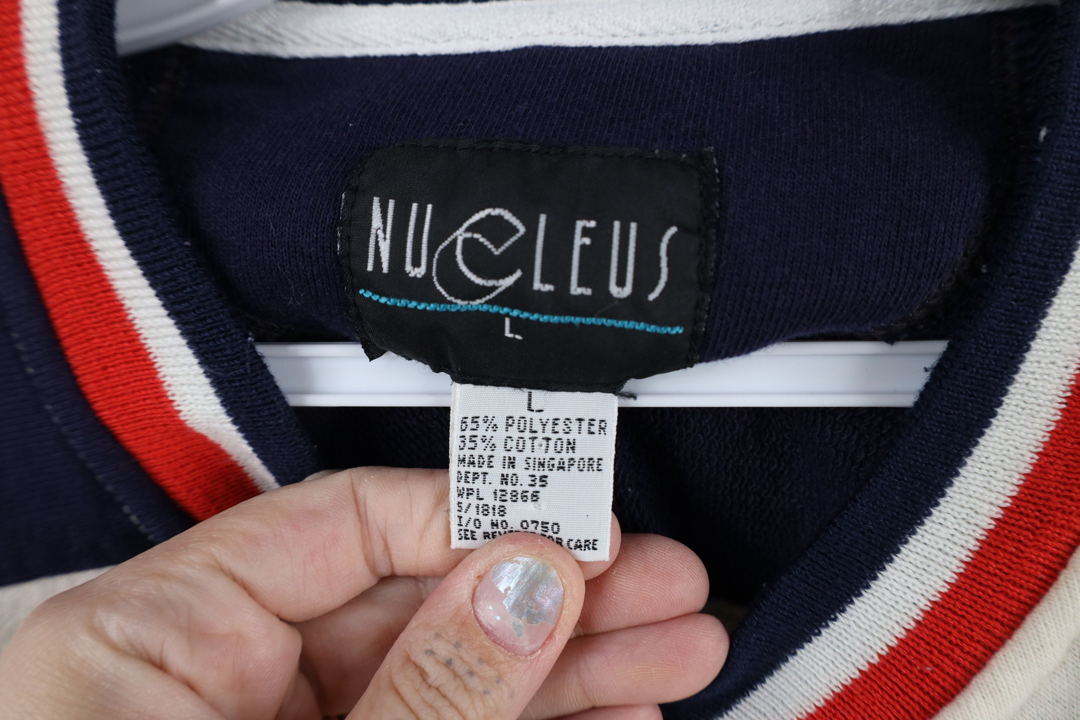 Vintage Vintage 90s Streetwear Button Warm Up Track Jacket Swacket Size US L / EU 52-54 / 3 - 10 Thumbnail