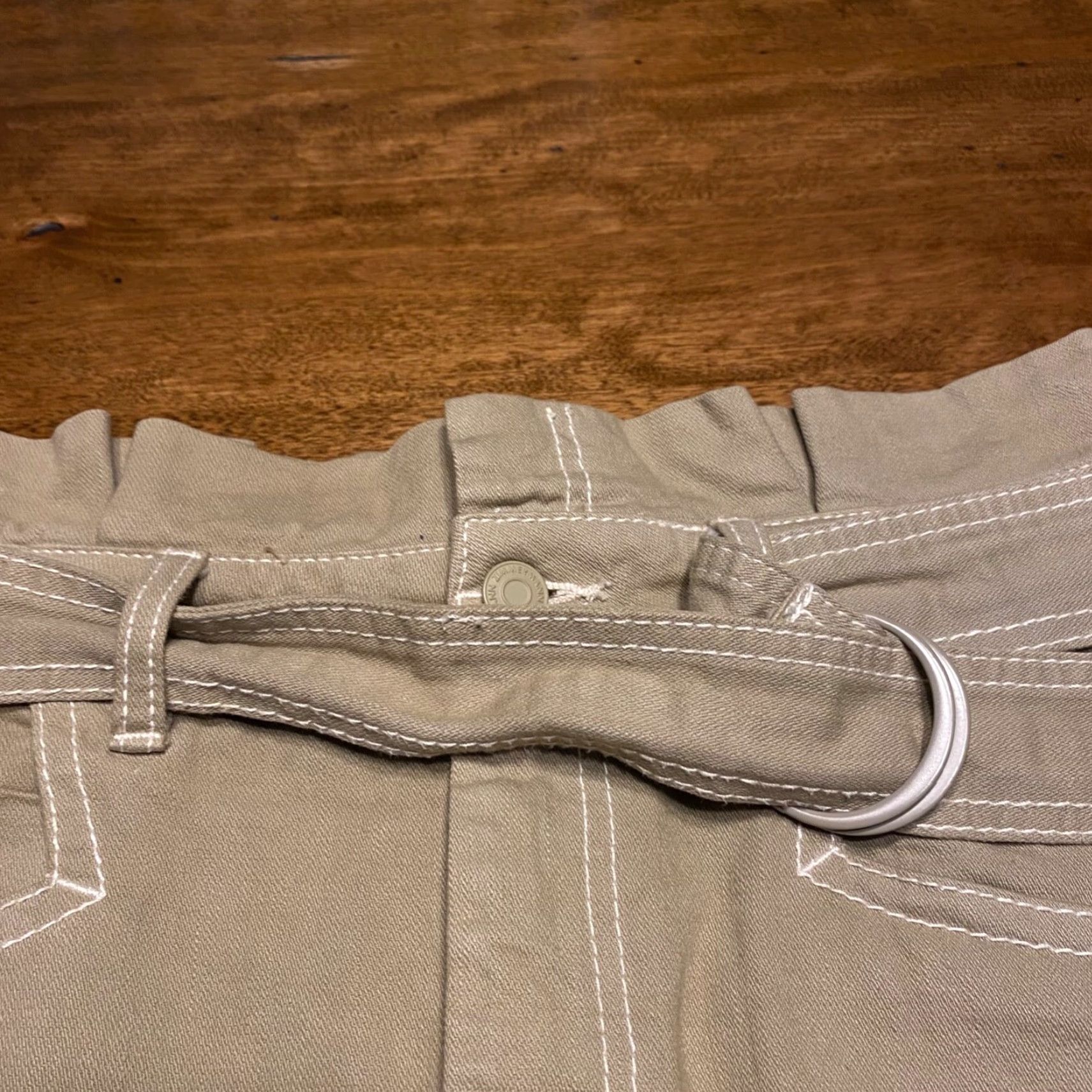 Zimmermann VINTAGE Zimmermann Skirt Womens 2 Brown Belted Shorts 18.5" Length Pockets Logo'ed Size 25" / US 0 / IT 36 - 3 Thumbnail