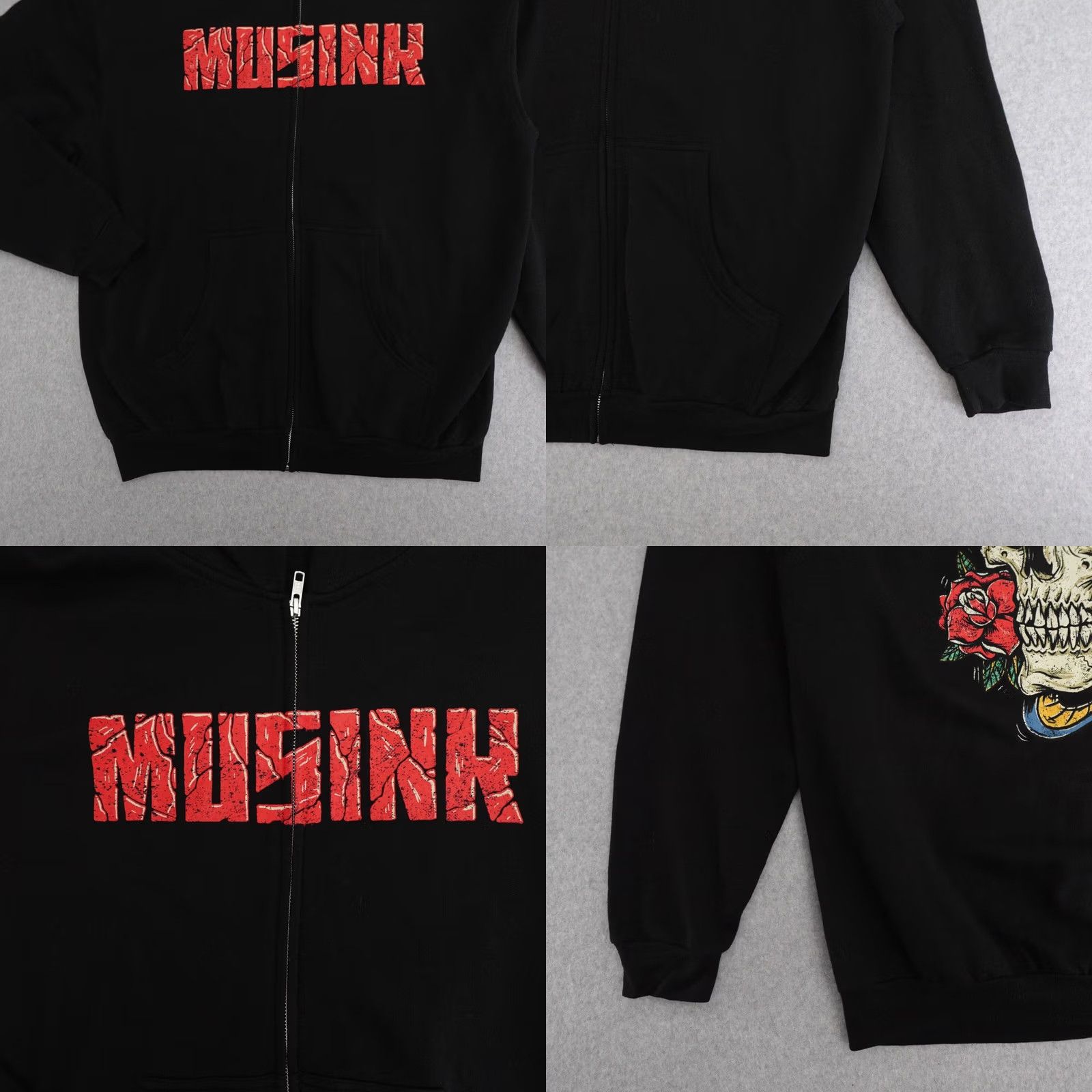 Barker Musink Festival Hoodie Adult XL Travis Barker 10th Annual Tattoo Music Zipper Size US XL / EU 56 / 4 - 8 Thumbnail