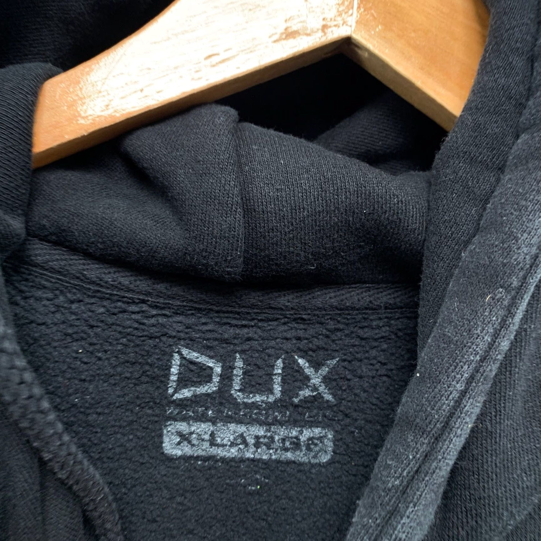 Vintage VINTAGE Dux Waterfowl Hoodie Sweatshirt Mens XL Black Duck Mallard Outdoor Fleece Size US XL / EU 56 / 4 - 3 Thumbnail