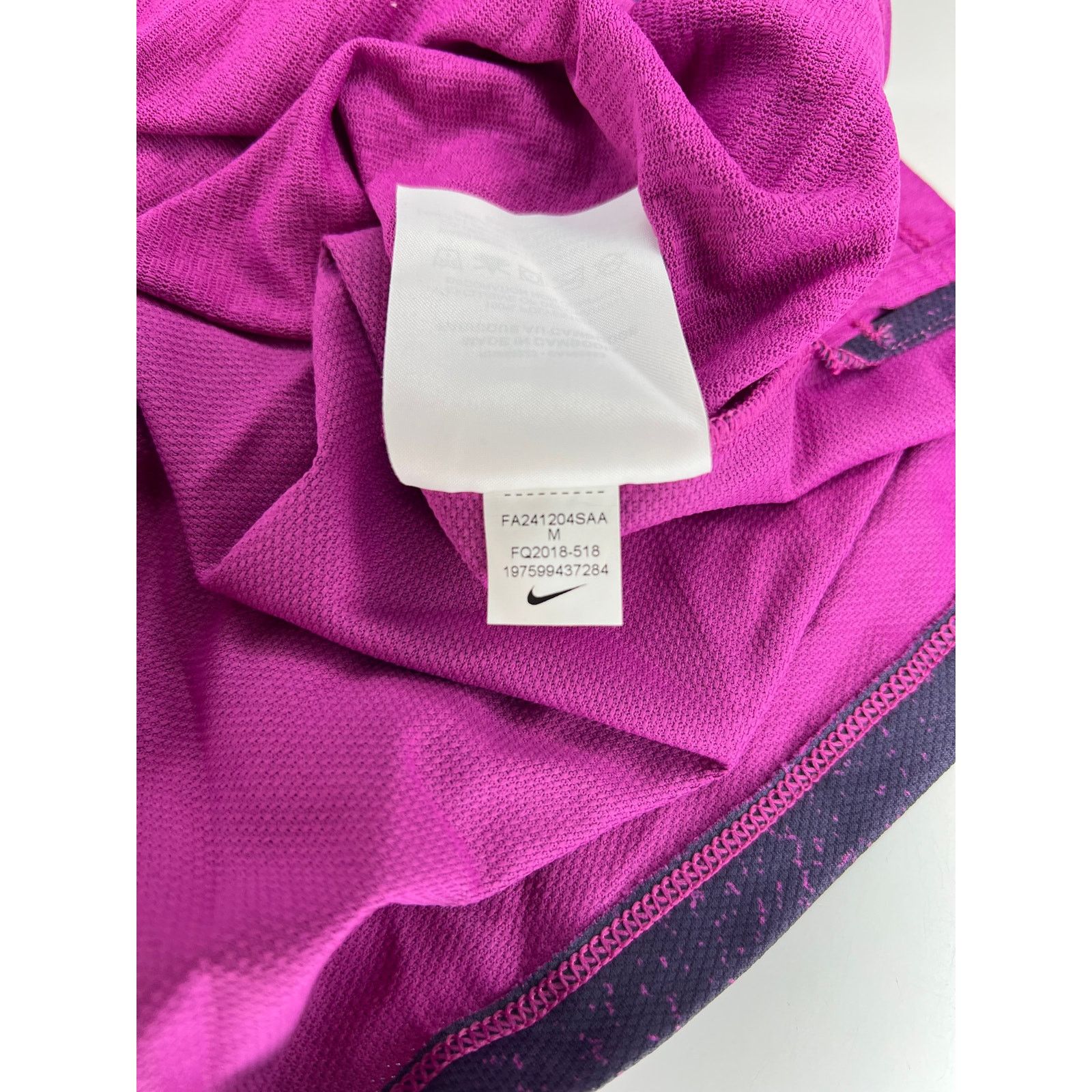 Nike Nike Court Slam Dri-Fit Tennis Shirt Hot Fuchsia Size US M / EU 48-50 / 2 - 8 Thumbnail