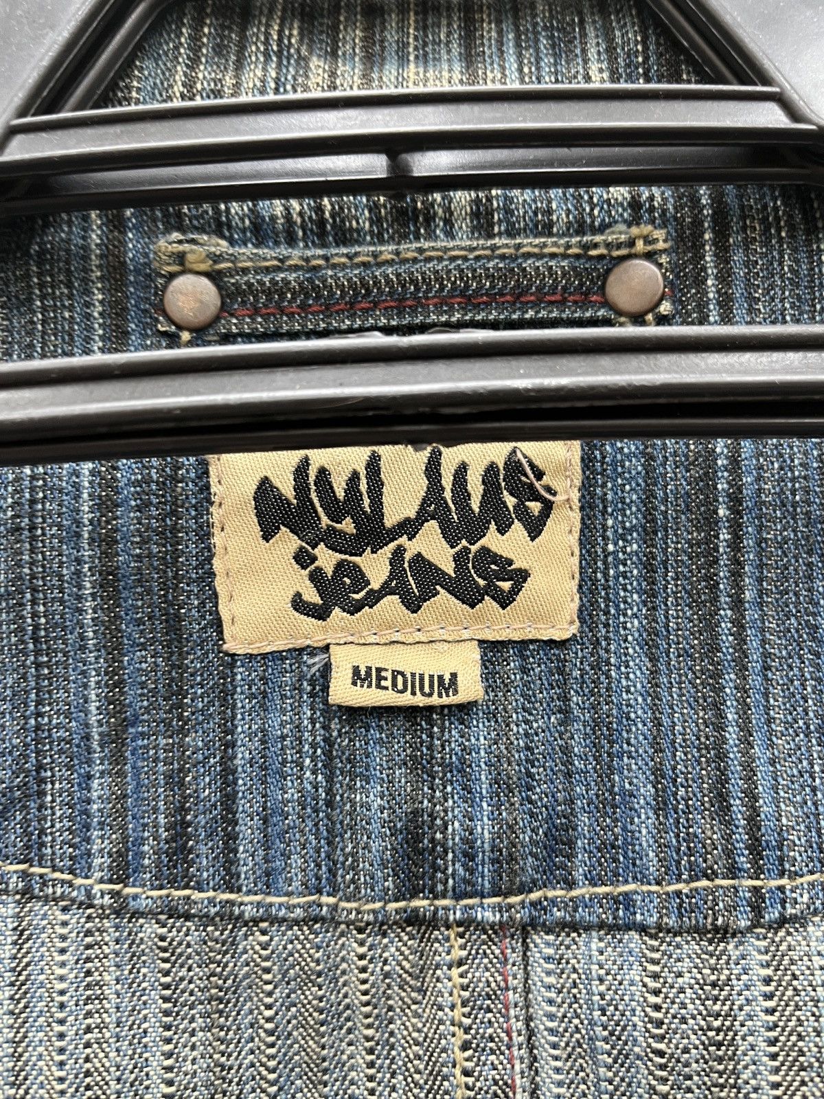 Vintage 🔥🔥🔥STEALS VTG NYLAUS JEANS DENIM JACKET Size M / US 6-8 / IT 42-44 - 8 Thumbnail