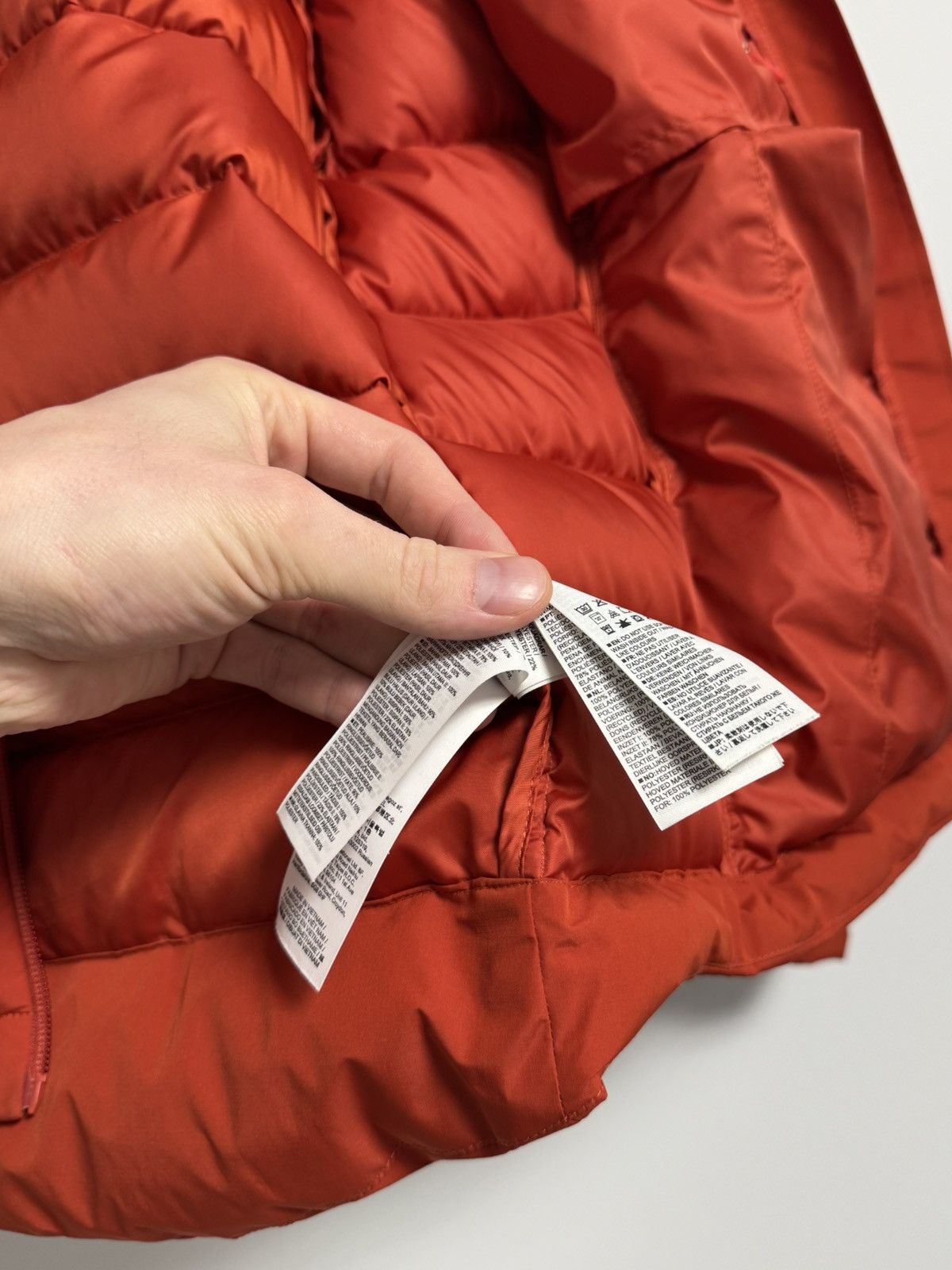 Odlo Down Jacket Red Hooded Puffer Winter Outdoor Men’s