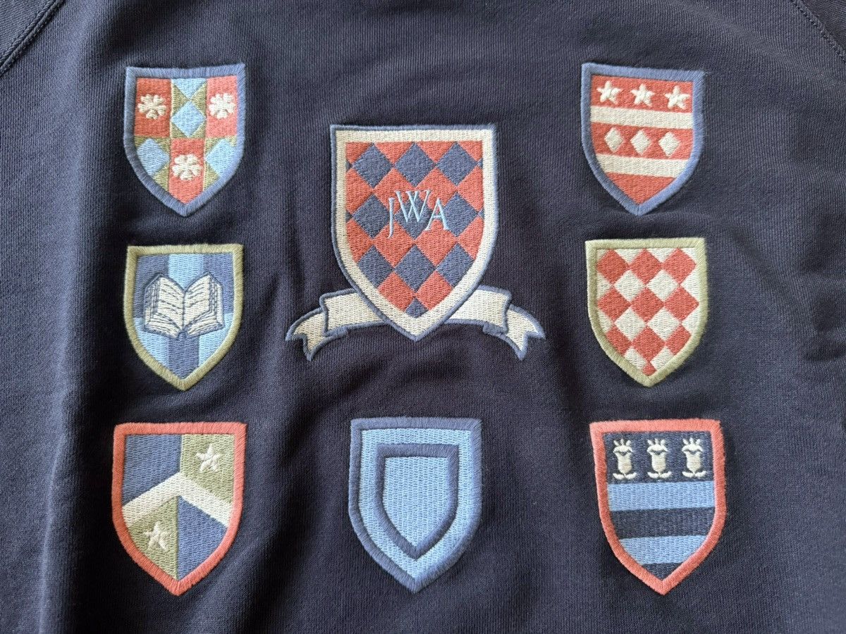 JW Anderson × Uniqlo Small JW Anderson Sweatshirt Navy Coat of Arms Crest Shirt Size US S / EU 44-46 / 1 - 3 Thumbnail