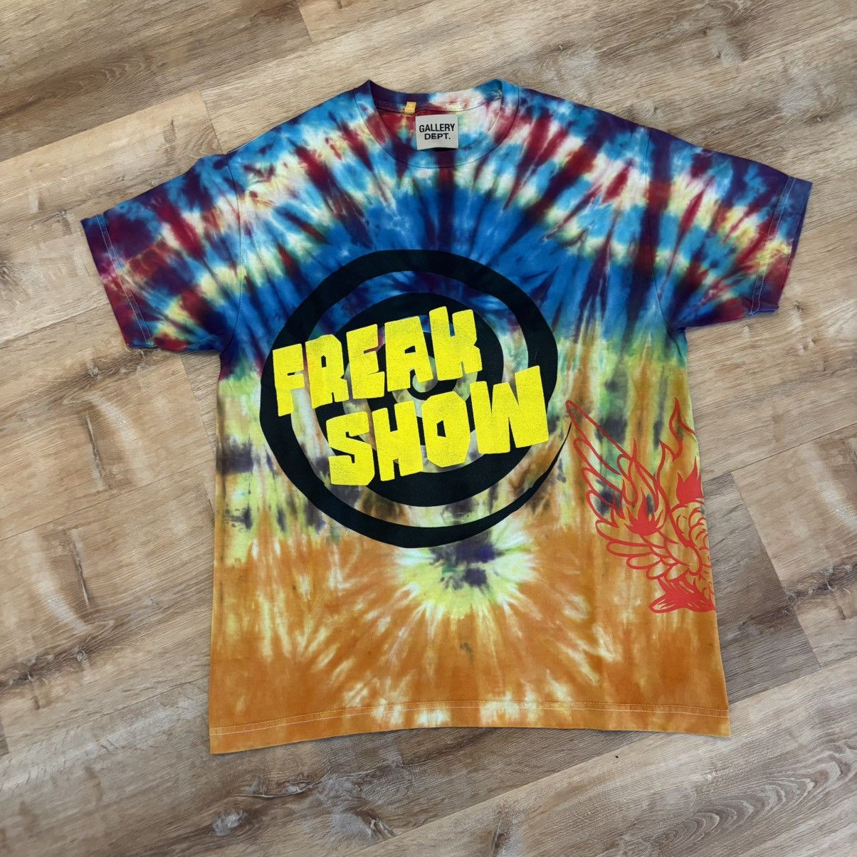 Gallery Dept. Gallery Dept Tye Die Freak Show Tee Shirt Size Medium Size US M / EU 48-50 / 2 - 1 Thumbnail