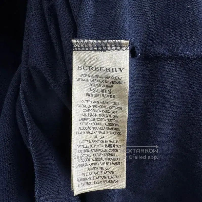 Burberry Burberry Men's Navy Blue Polo Shirt. Size US M / EU 48-50 / 2 - 5 Thumbnail