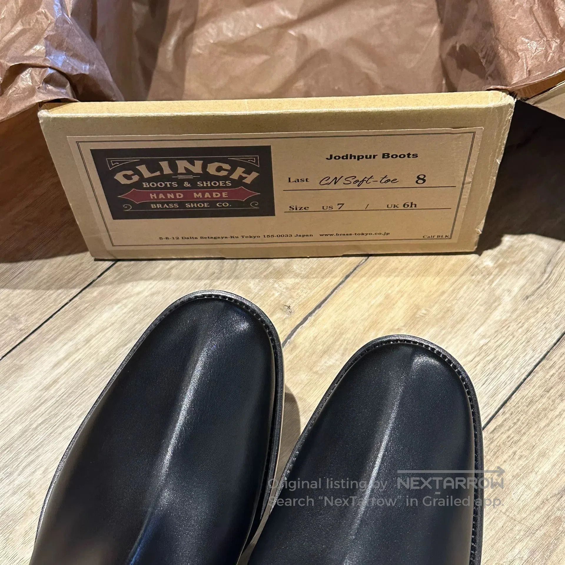 Clinch Boots Clinch Jodhpur Black Leather Boots. Size US 7 / EU 40 - 4 Thumbnail