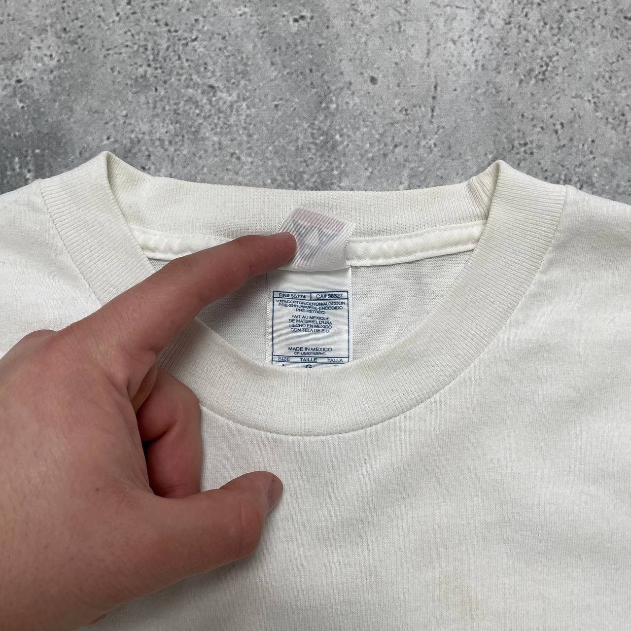 Vintage Vintage 2000s Parks Dropping In Skateboarding T Shirt White Size US L / EU 52-54 / 3 - 7 Thumbnail