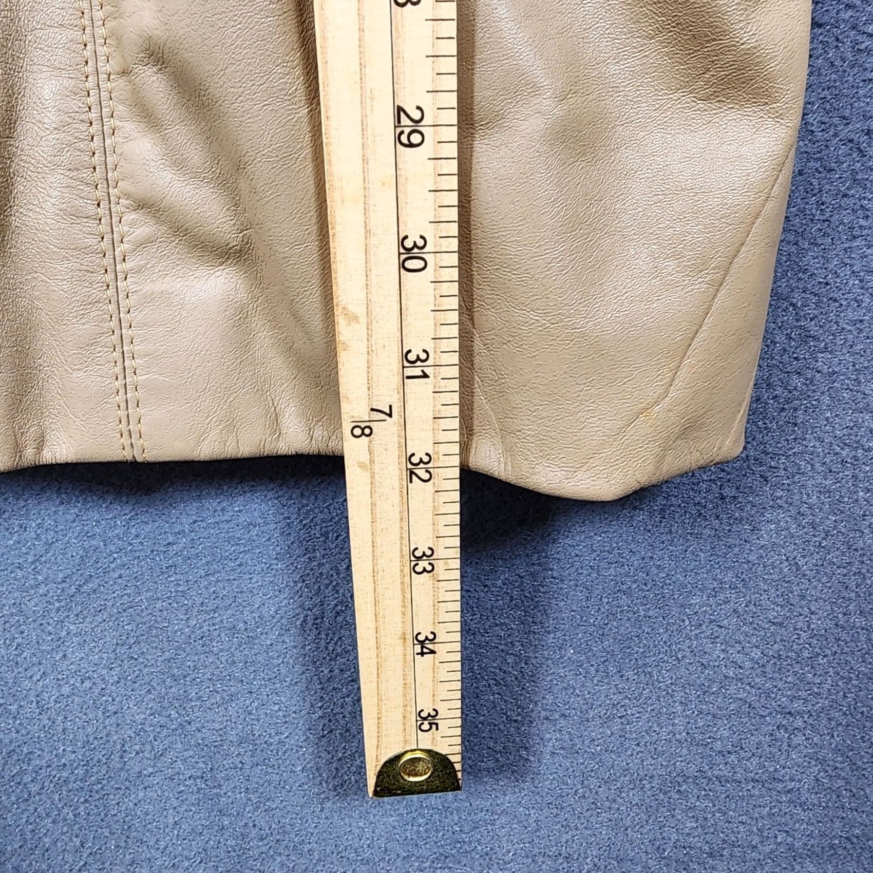 Vintage VINTAGE G III Leather Fashions Coat Womens S British Tan Belt Pockets Mob Wife USA Size S / US 4 / IT 40 - 6 Thumbnail