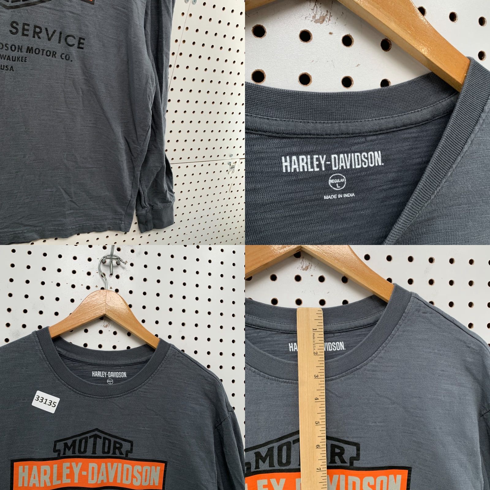 Harley Davidson Harley-Davidson Motorcycle Shirt Men Large Gray Size US L / EU 52-54 / 3 - 8 Thumbnail