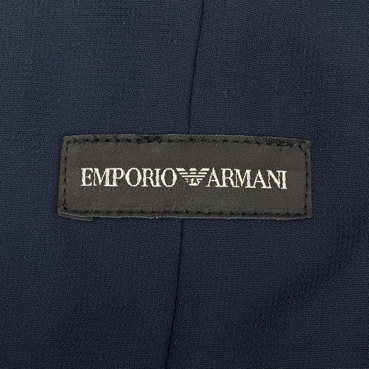 Armani Armani Dark Blue Mulberry Silk Lapel Sleeveless Dress K26WX Size M / US 6-8 / IT 42-44 - 6 Thumbnail