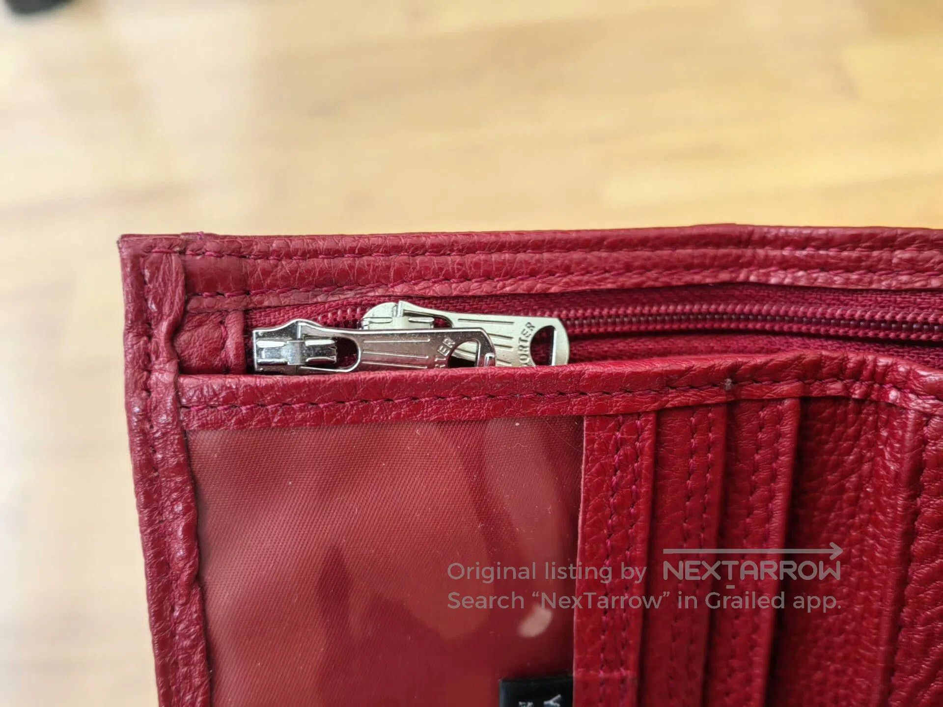 Porter porter shrink pocket purse in red. Size ONE SIZE - 7 Thumbnail