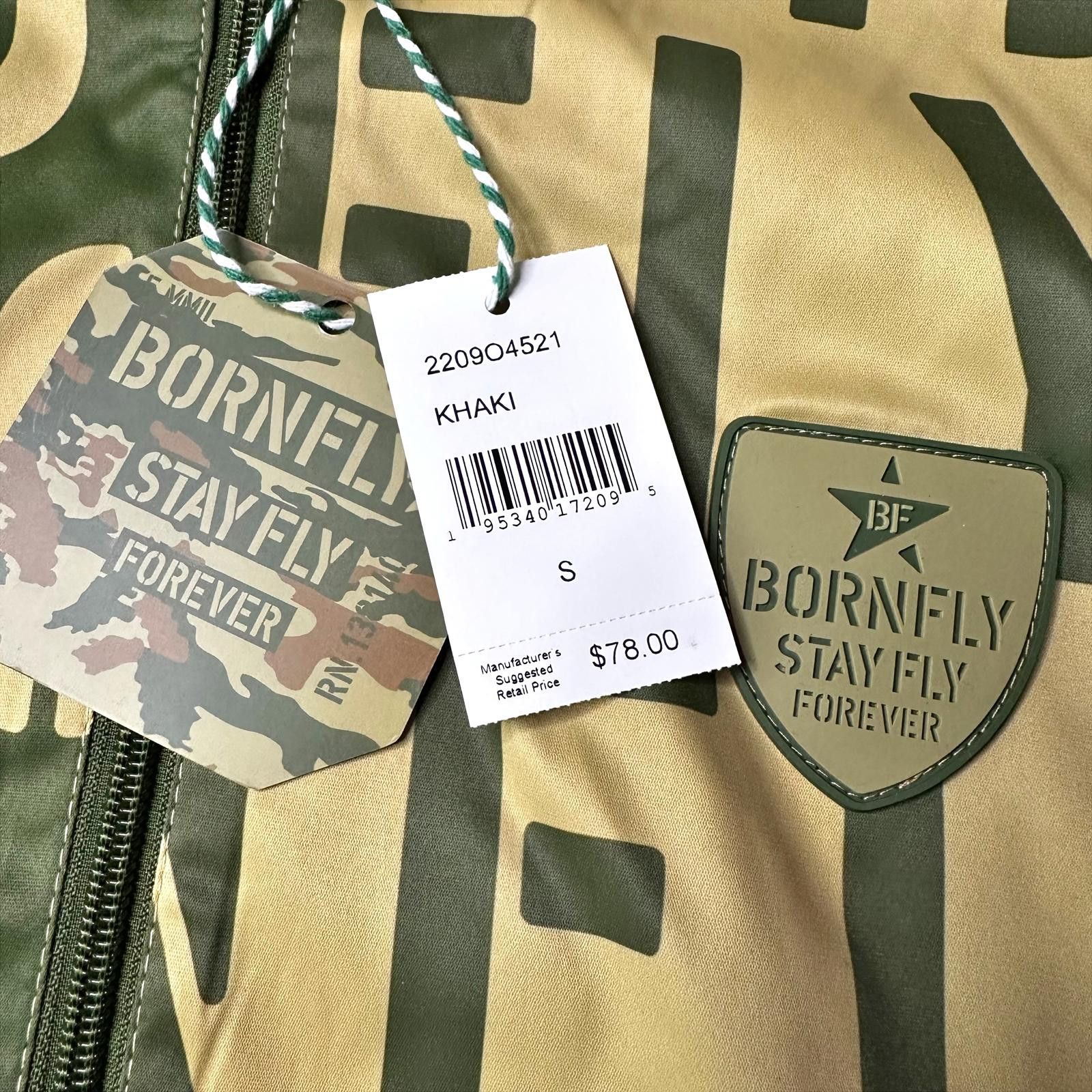 Born Fly NWT Born Fly Reversible Lightweight Full Zip Jacket Mens S Size US S / EU 44-46 / 1 - 7 Thumbnail