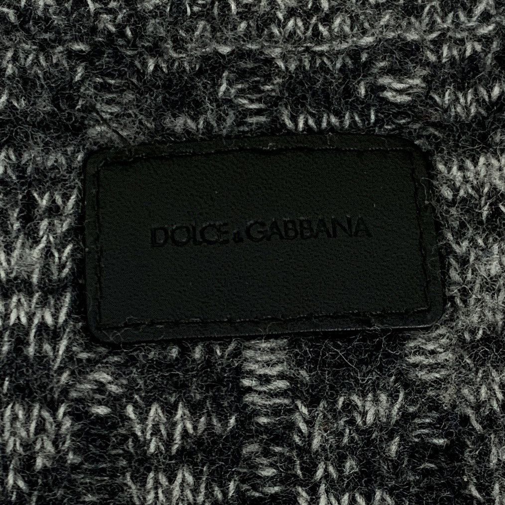 Dolce & Gabbana Dolce & Gabbana Black Grey Long Sleeve Knit Sweater K26WX Size S / US 4 / IT 40 - 6 Thumbnail