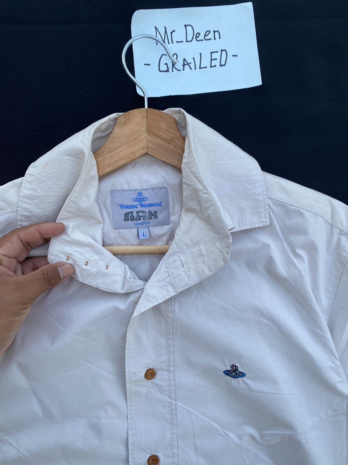 Vivienne Westwood Vintage Vivienne Westwood Small Logo Button Ups Shirt Size US S / EU 44-46 / 1 - 9 Thumbnail