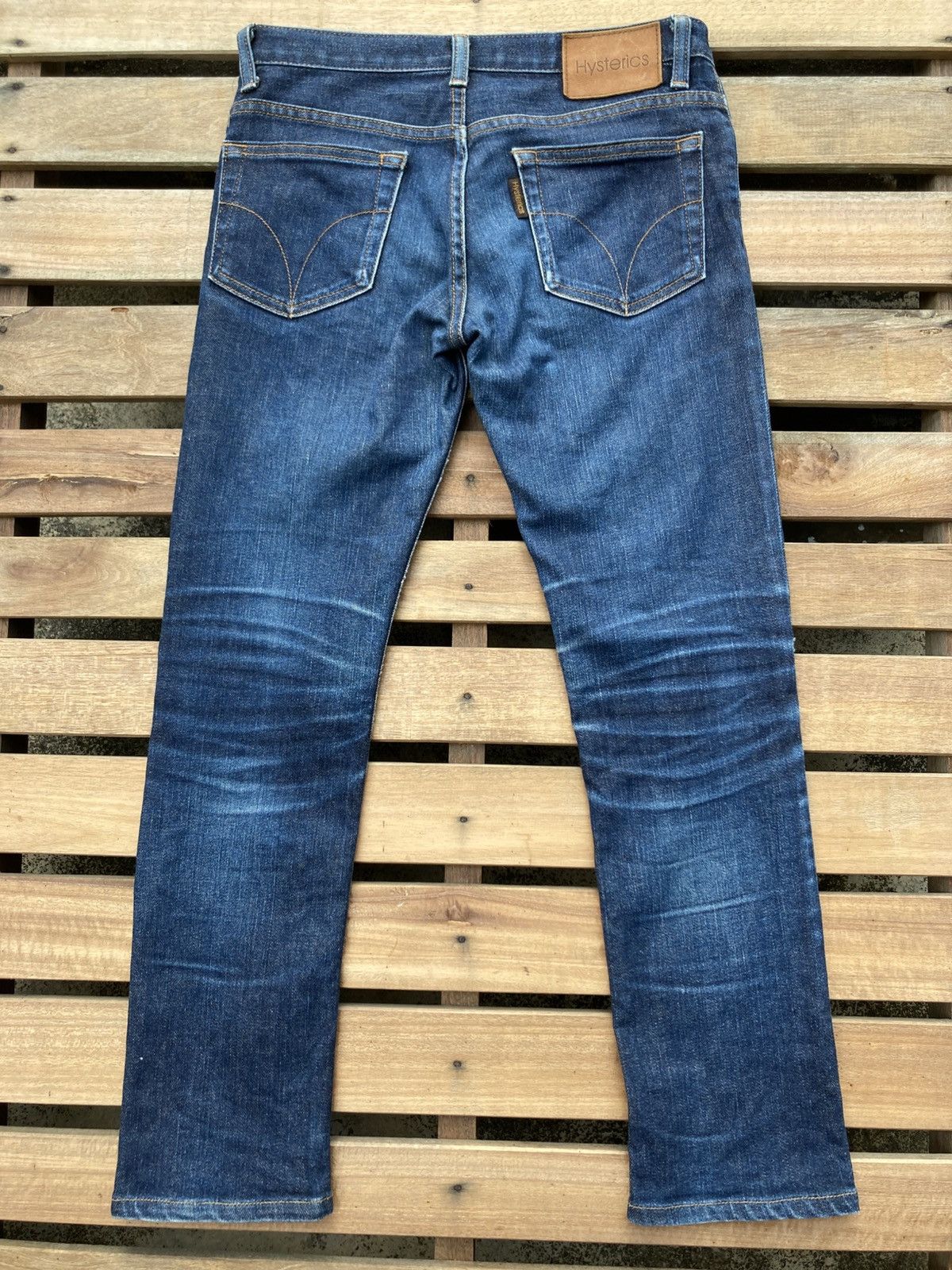 Hysteric Glamour Hysteric Glamour 1 of 1 Bleached Art Skinny Blue Jeans Size 28" / US 6 / IT 42 - 14 Thumbnail