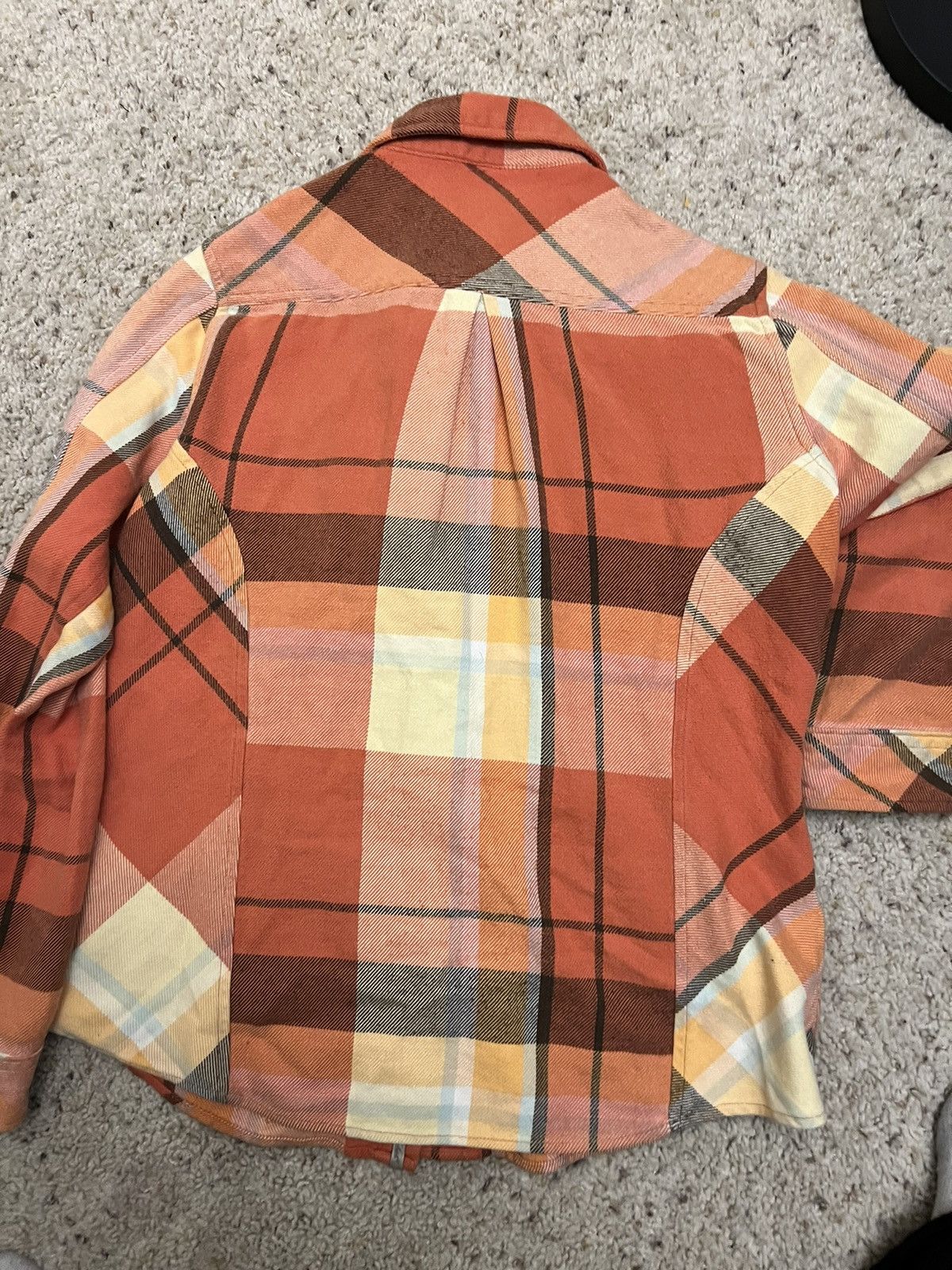 Vintage × Woolrich Woolen Mills Vintage Woolrich Oxbow orange tan plaid flannel Size US M / EU 48-50 / 2 - 6 Thumbnail