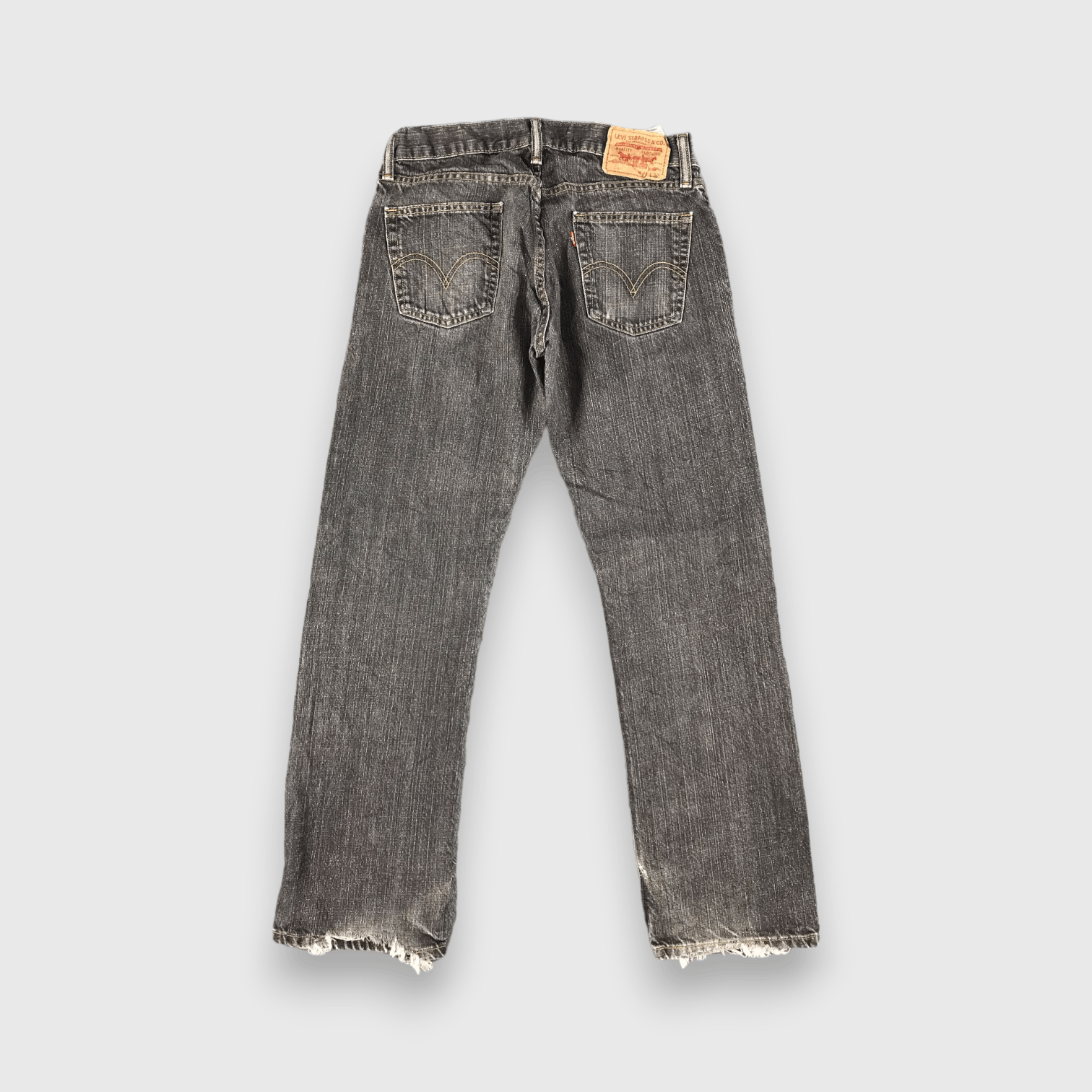 Levi's Vintage Faded Black Levis 514 Jeans-J2620 Size US 30 / EU 46 - 2 Thumbnail