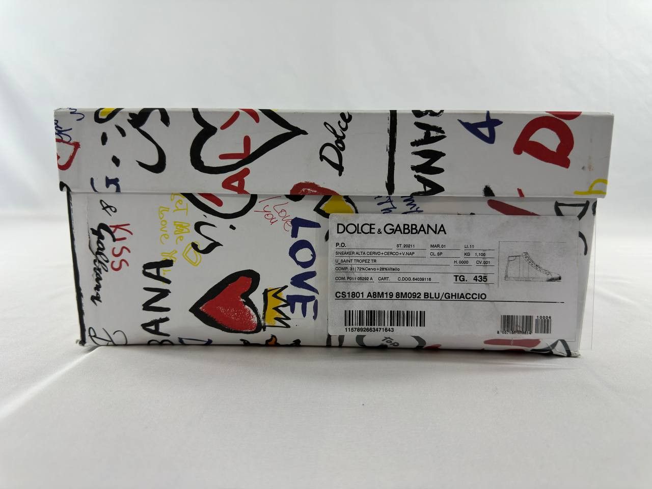 Dolce & Gabbana Dolce & Gabbana Saint Tropex High Sneakers Size US 10.5 / EU 43-44 - 16 Thumbnail
