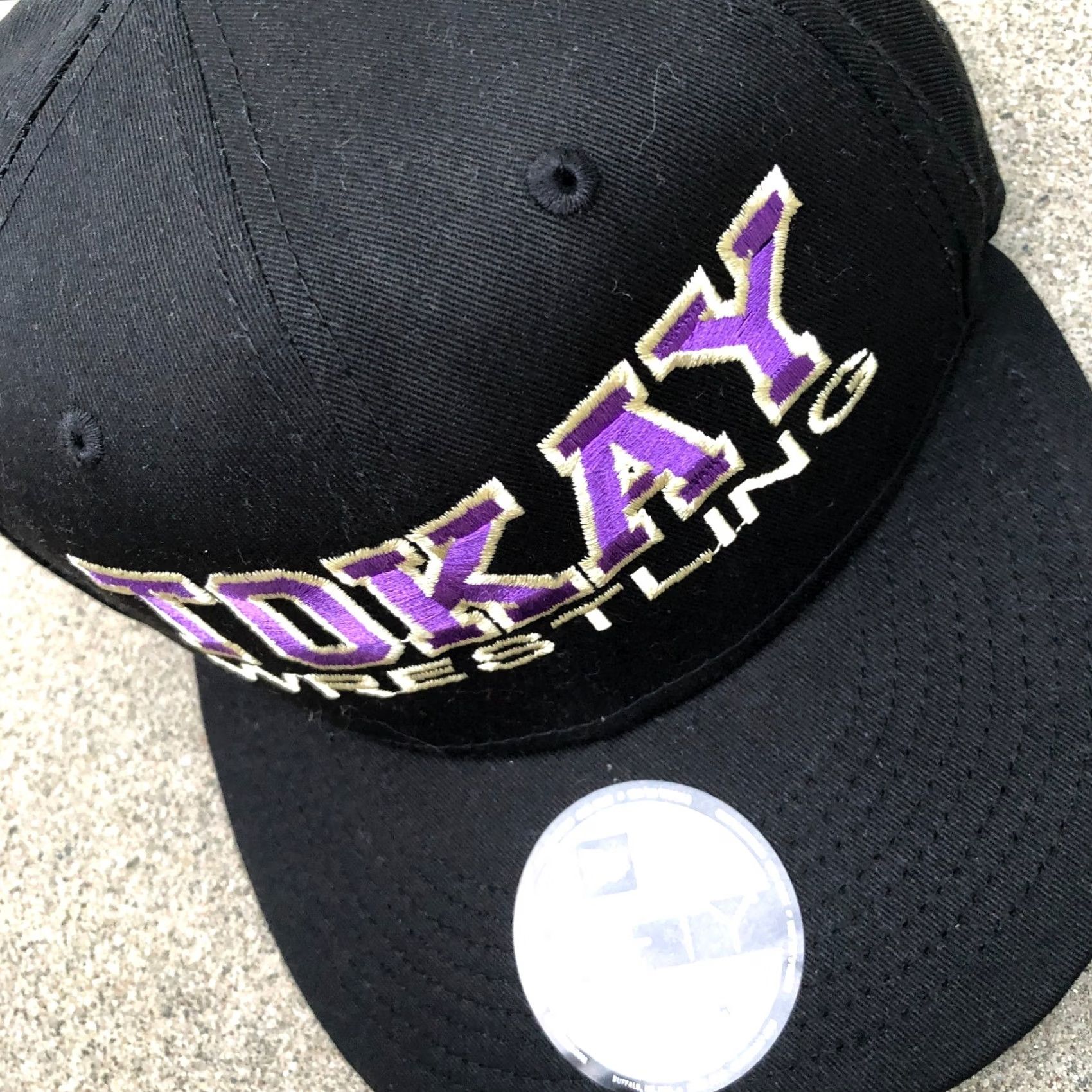 New Era NEW ERA TOKAY HIGH SCHOOL WRESTLING Snapback Hat Men's One Size 9Fifty Cap Black/Purple Adjustment Adjustable Hats Mens 2000s? Size ONE SIZE - 3 Thumbnail