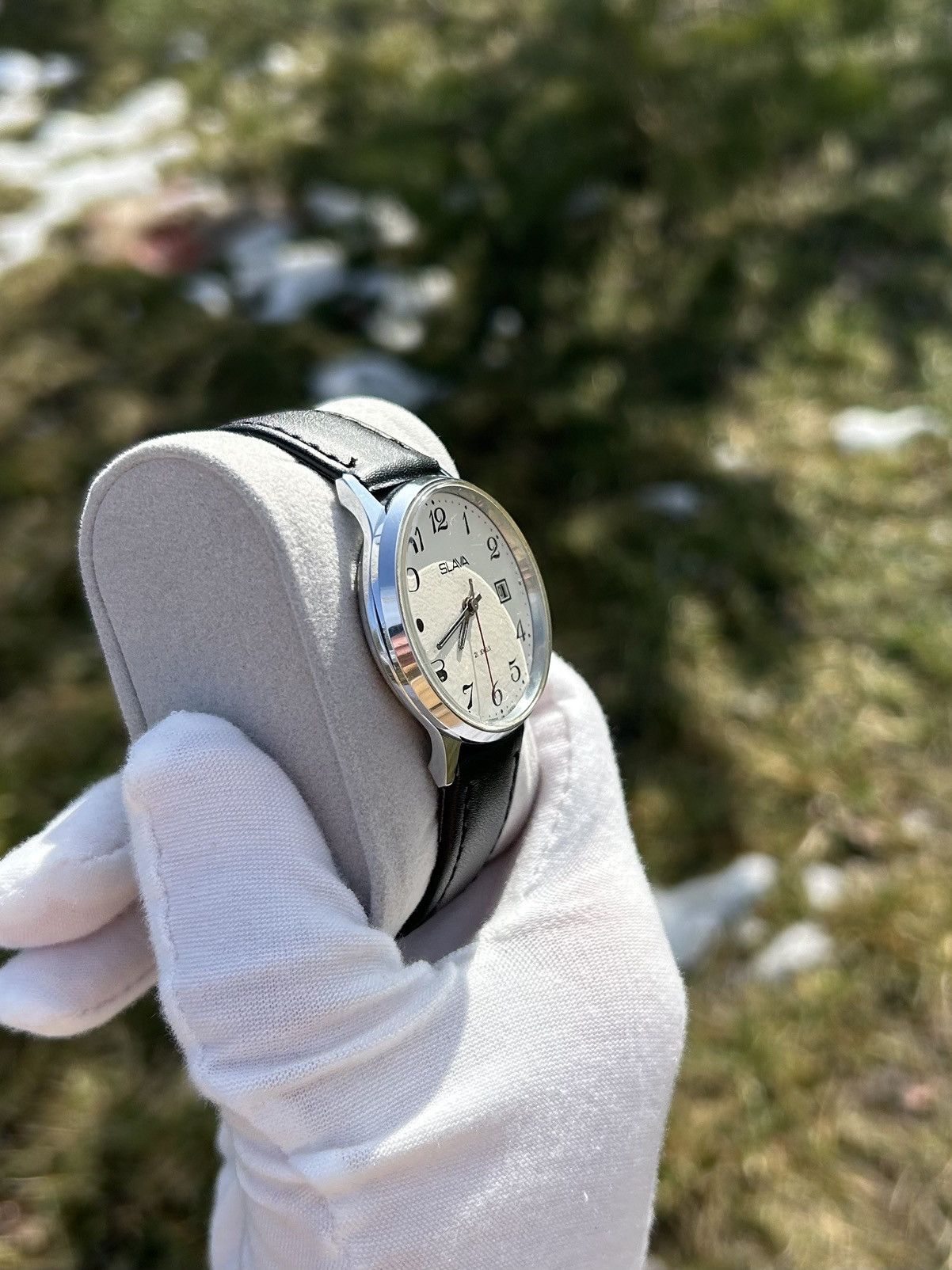 Vintage Vintage Watch Slava USSR Soviet Mechanical Retro 1980s Size ONE SIZE - 15 Thumbnail