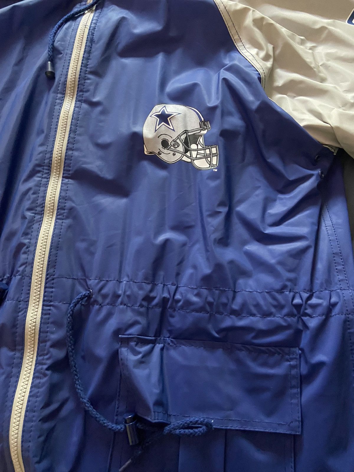 Vintage NFL Cowboys Rain Jacket/Coat Size US L / EU 52-54 / 3 - 6 Thumbnail