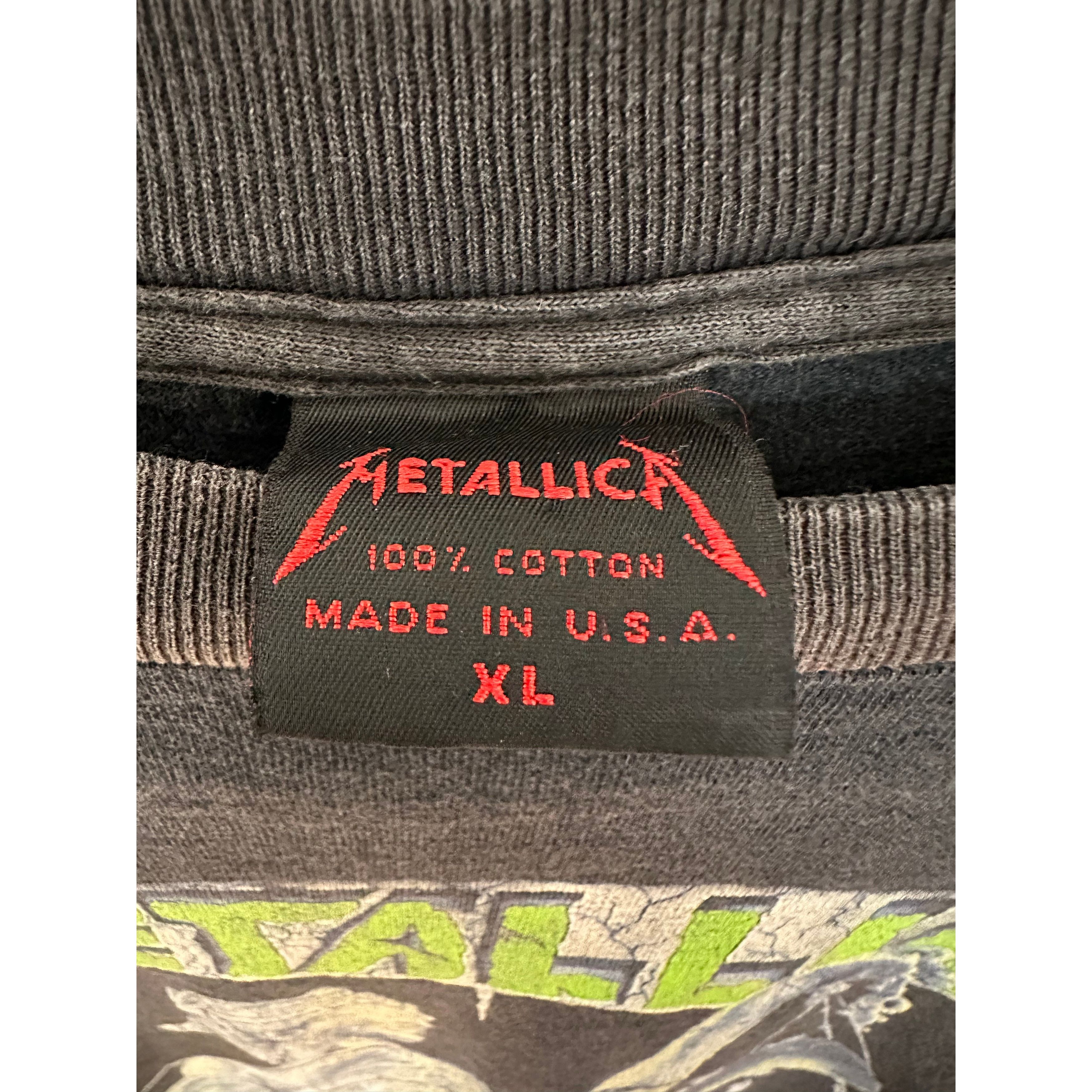 Vintage VINTAGE METALLICA TOUR TEE Size US XL / EU 56 / 4 - 5 Thumbnail