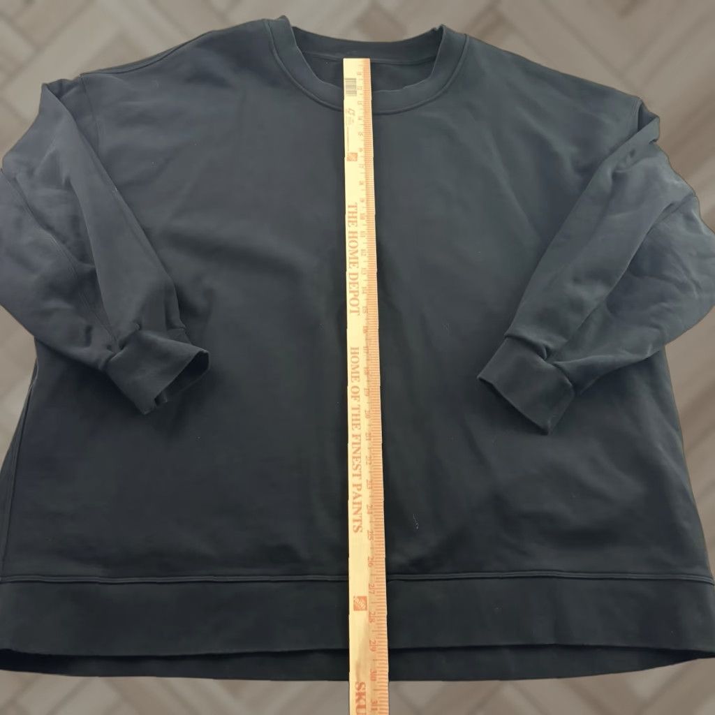 Lululemon Lululemon Sweatshirt Logo Steady State Crewneck Men's 2XL Black Size US XXL / EU 58 / 5 - 1 Thumbnail