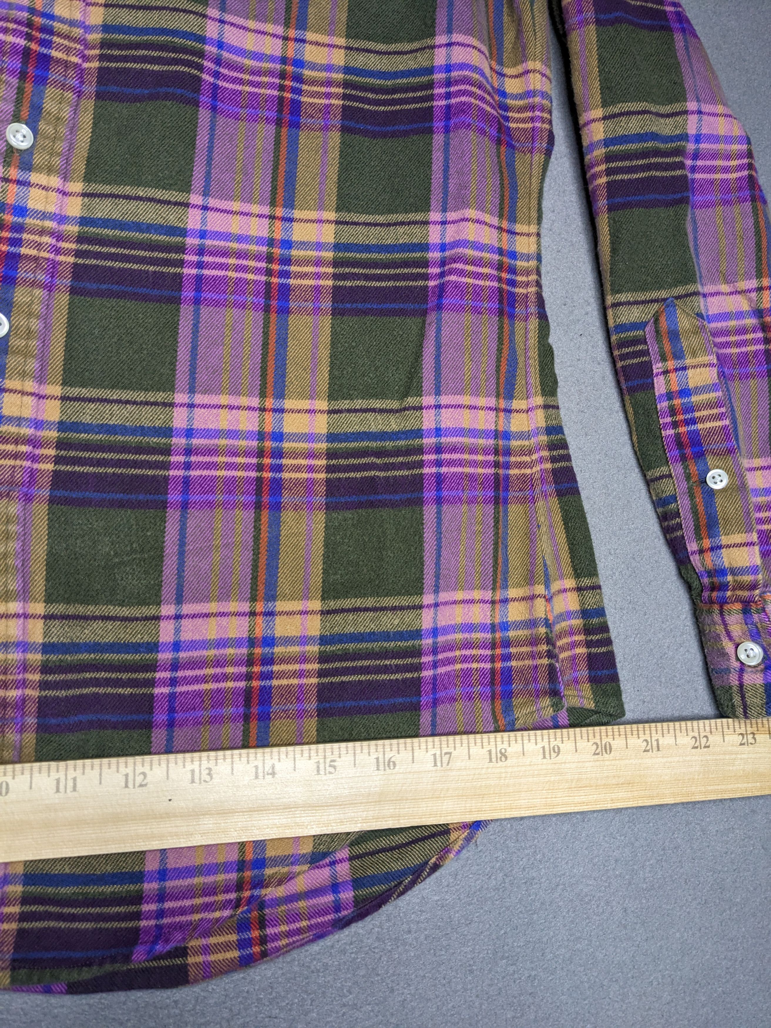 Polo Ralph Lauren Polo Ralph Lauren Flannel Plaid Shirt Mens Small Pony Size US S / EU 44-46 / 1 - 8 Thumbnail