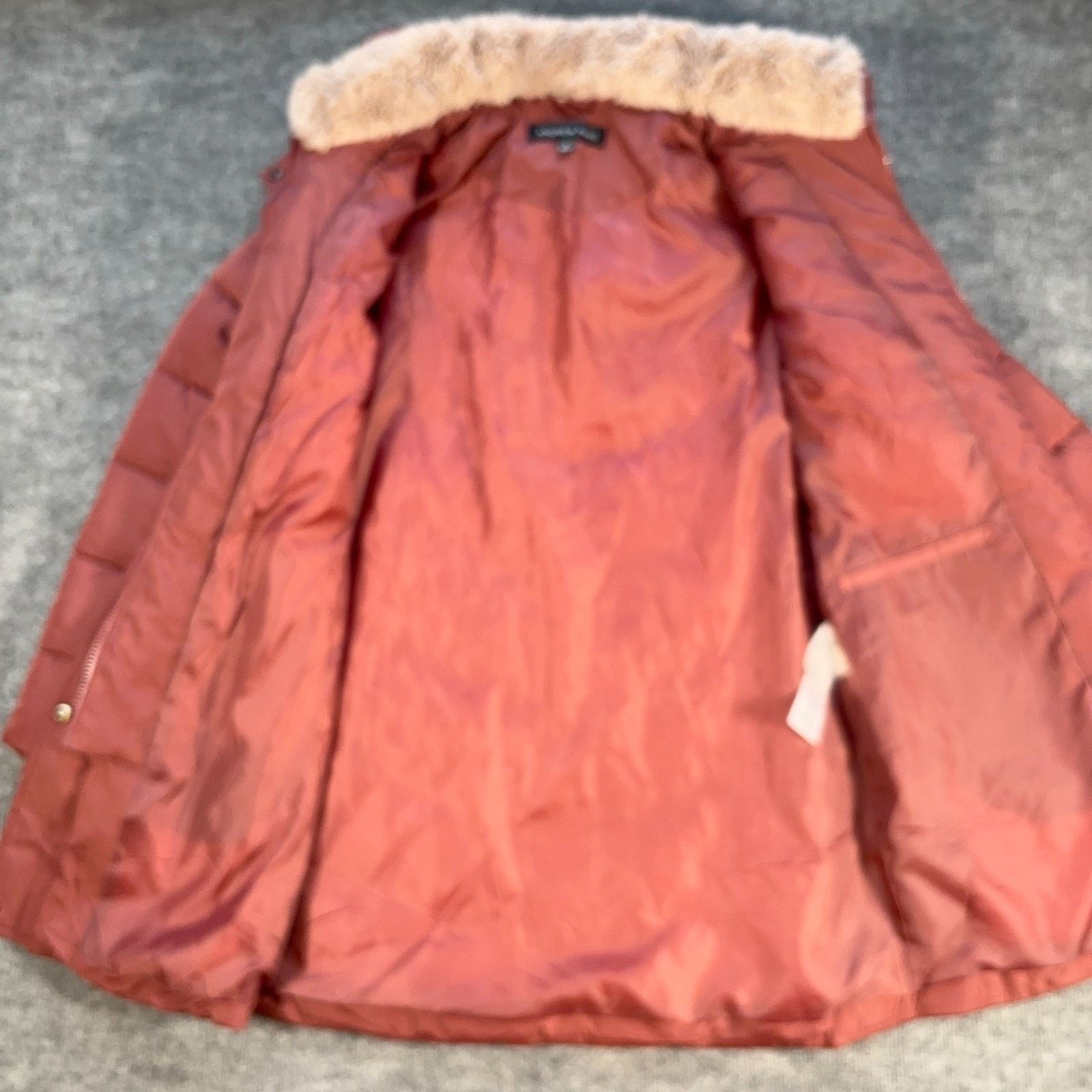 Andrew Marc Andrew Marc Womens Medium Hooded Puffer Coat Mauve Size M / US 6-8 / IT 42-44 - 8 Thumbnail