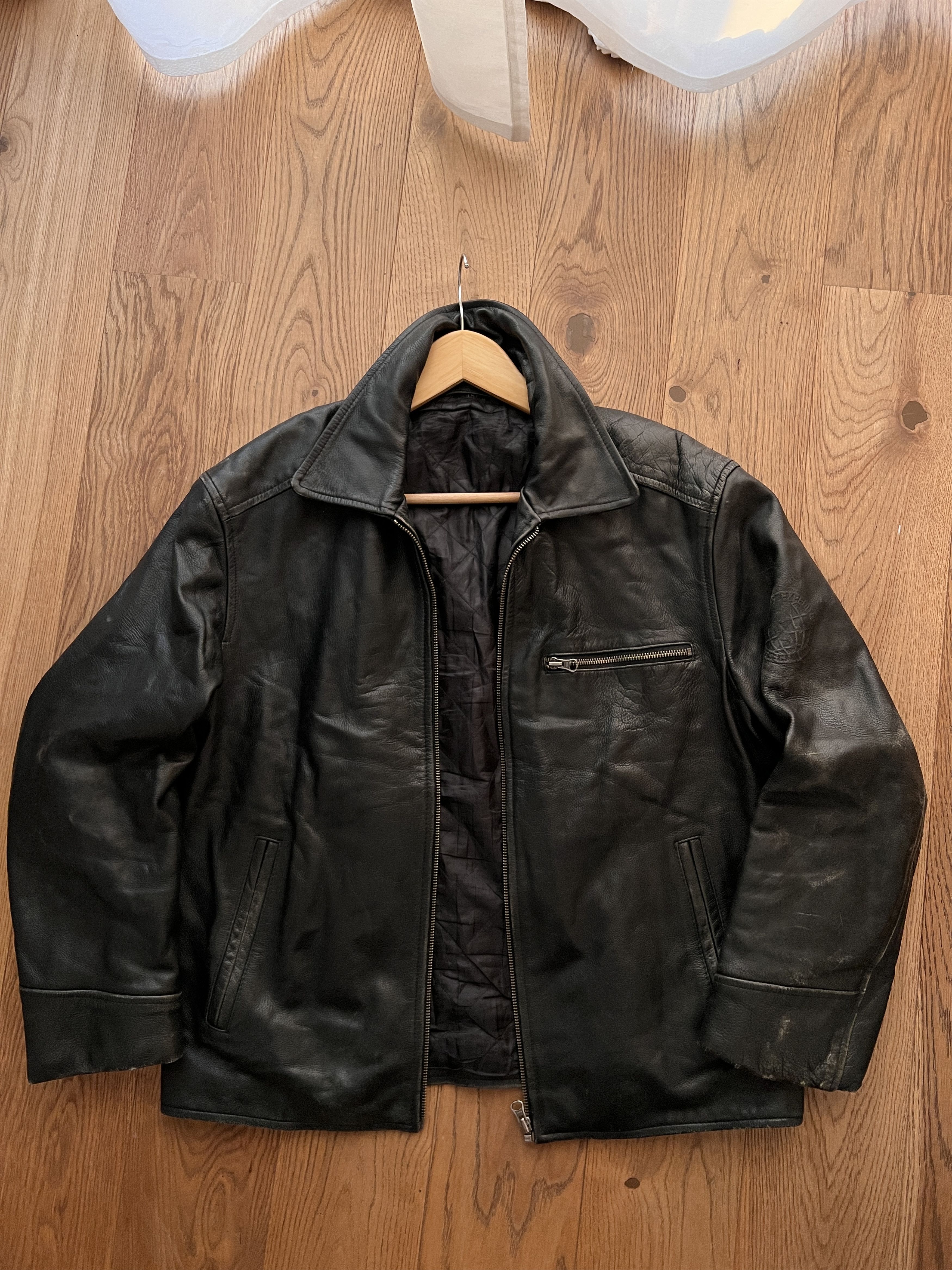 Genuine Leather 14th Addiction Yohji Yamamoto style leather jacket LGB Boxy Size US S / EU 44-46 / 1 - 6 Thumbnail