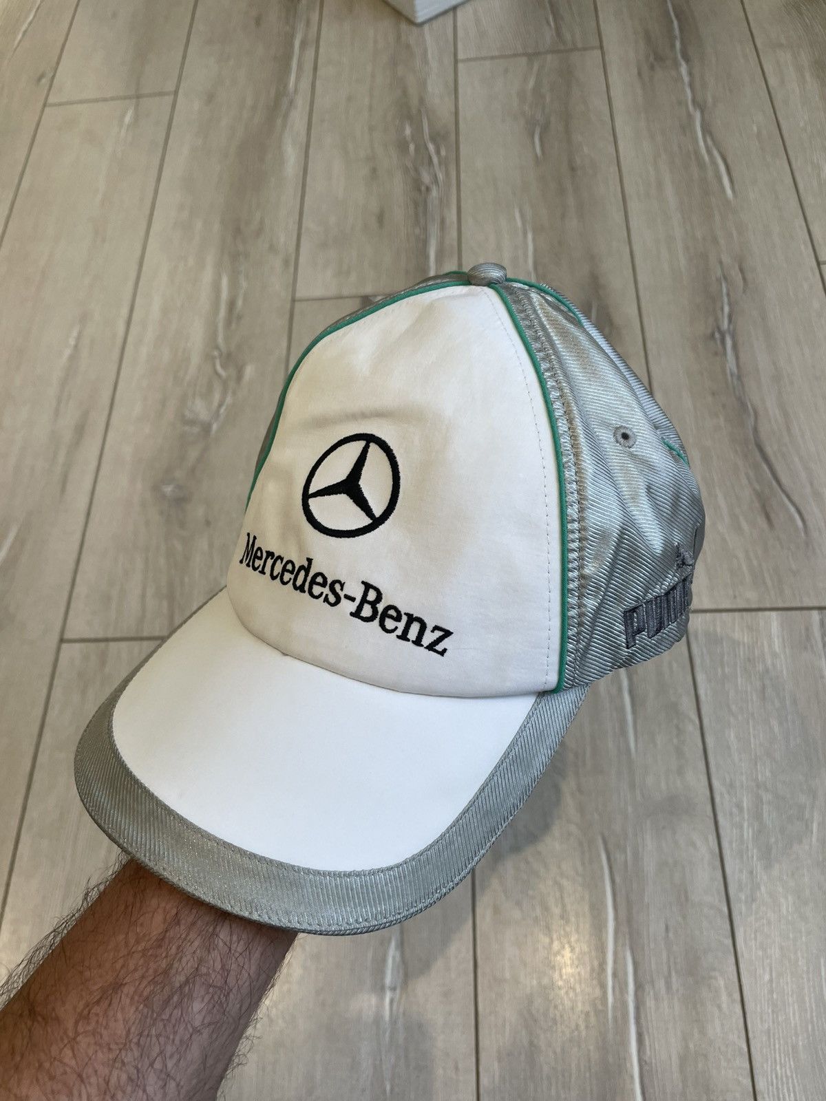 Mercedes-Benz × Puma AMG Petronas F1 MERCEDES BENZ x PUMA RARE RACING SILVER CAP Size ONE SIZE - 1 Thumbnail