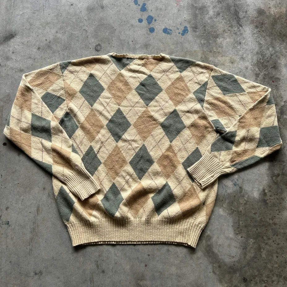 Polo Ralph Lauren Vintage Polo Ralph Lauren Argyle Pullover Sweater Size Large Size US L / EU 52-54 / 3 - 5 Thumbnail