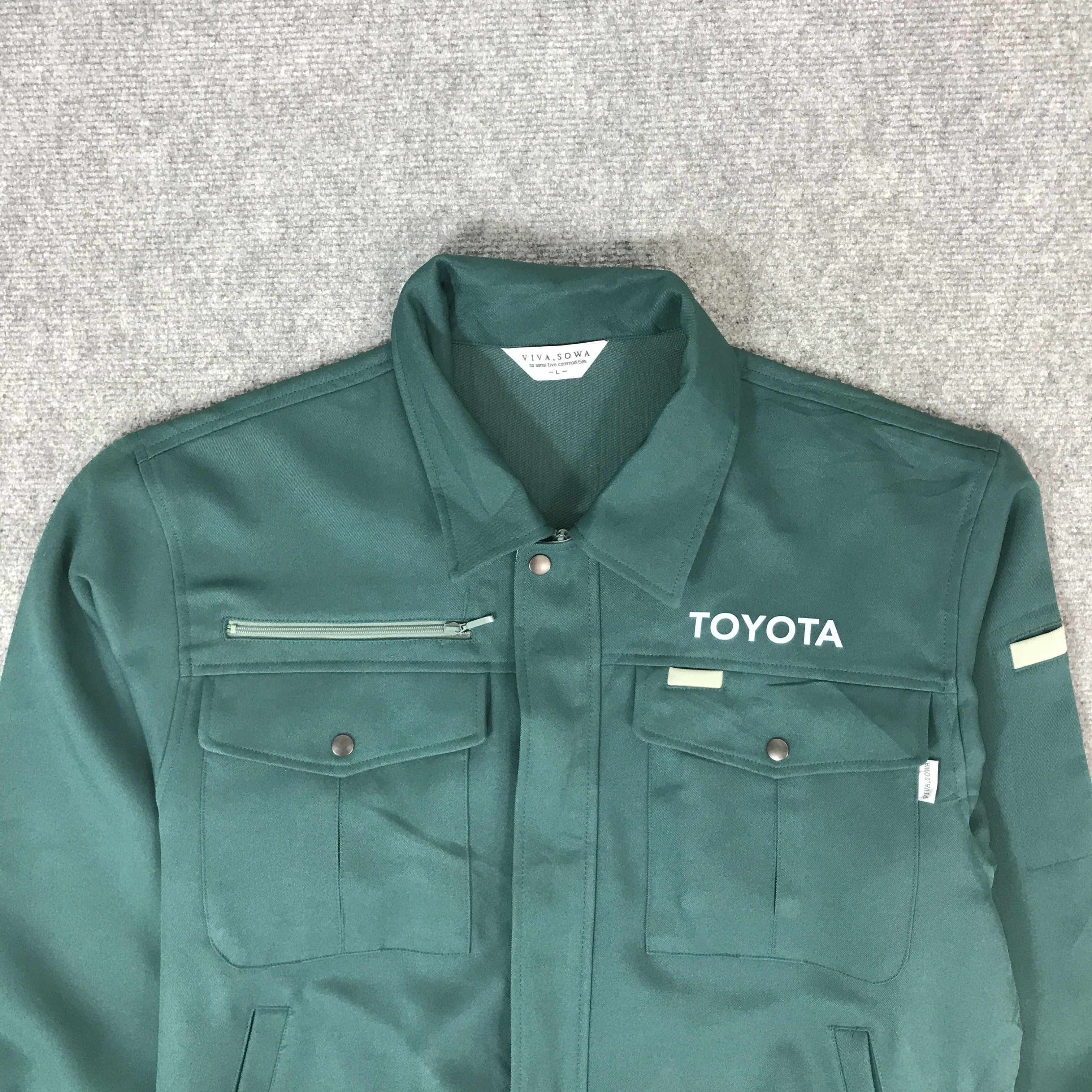 Sports Specialties TOYOTA RACING GREEN MOTORSPORT JACKET Size US L / EU 52-54 / 3 - 3 Thumbnail