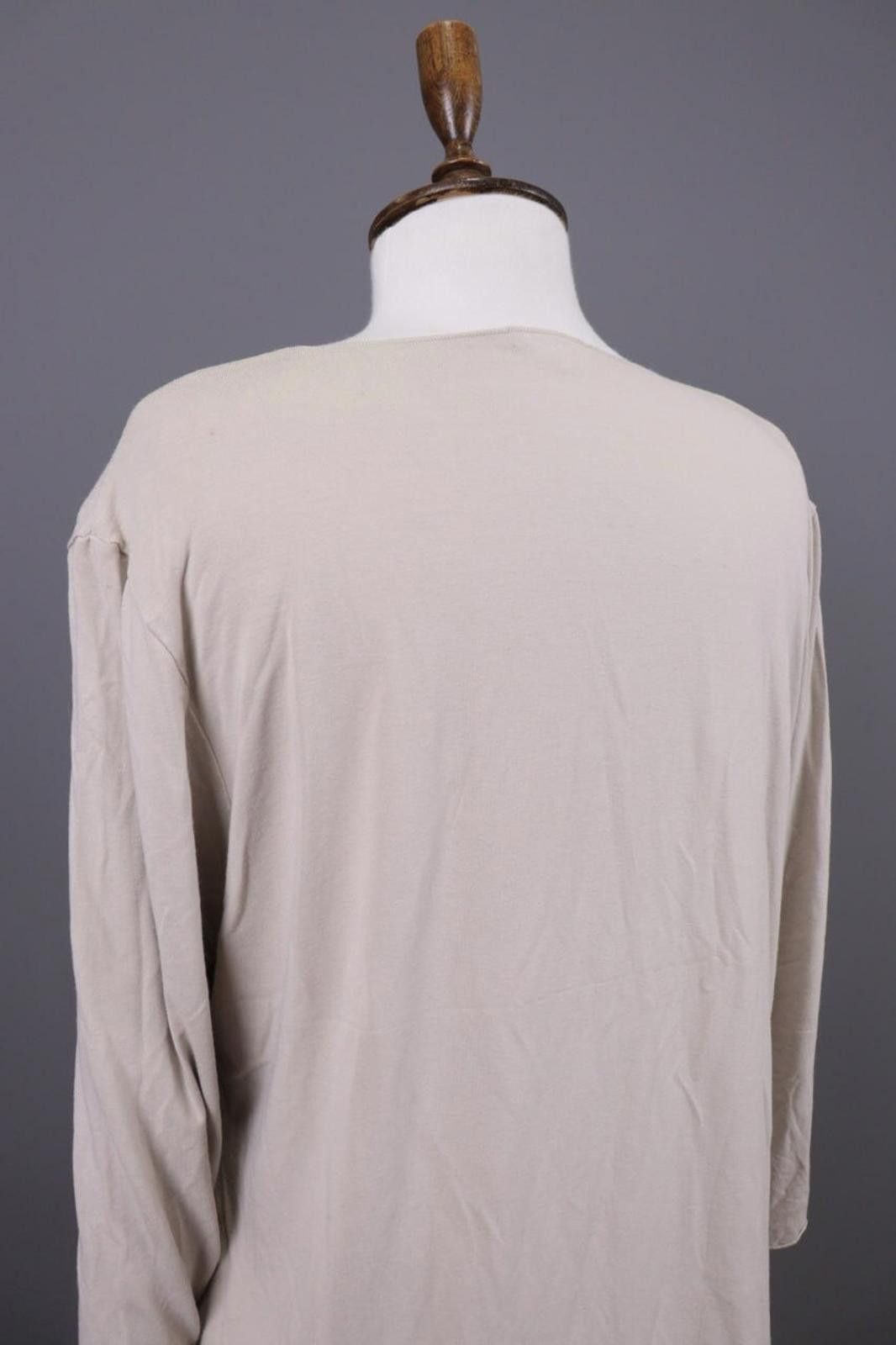 Oscar De La Renta Oska Beige Lagenlook Relaxed Pullover Long Sleeve Top Size 4 Size S / US 4 / IT 40 - 11 Thumbnail