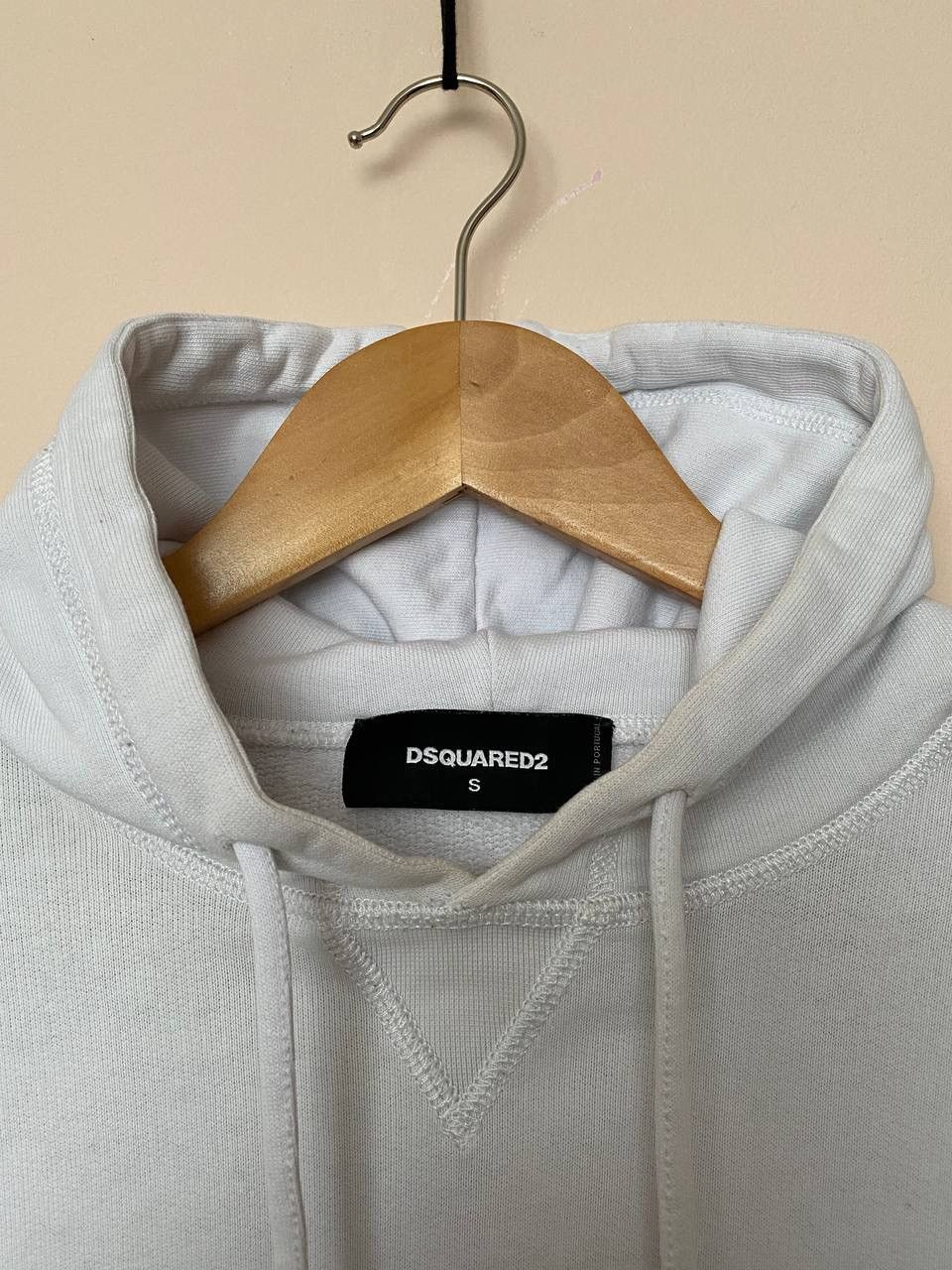 Dsquared2 💎 Auth DSQUARED2 Punk Print white Cotton Hoodie Men's Size S Size US S / EU 44-46 / 1 - 4 Thumbnail