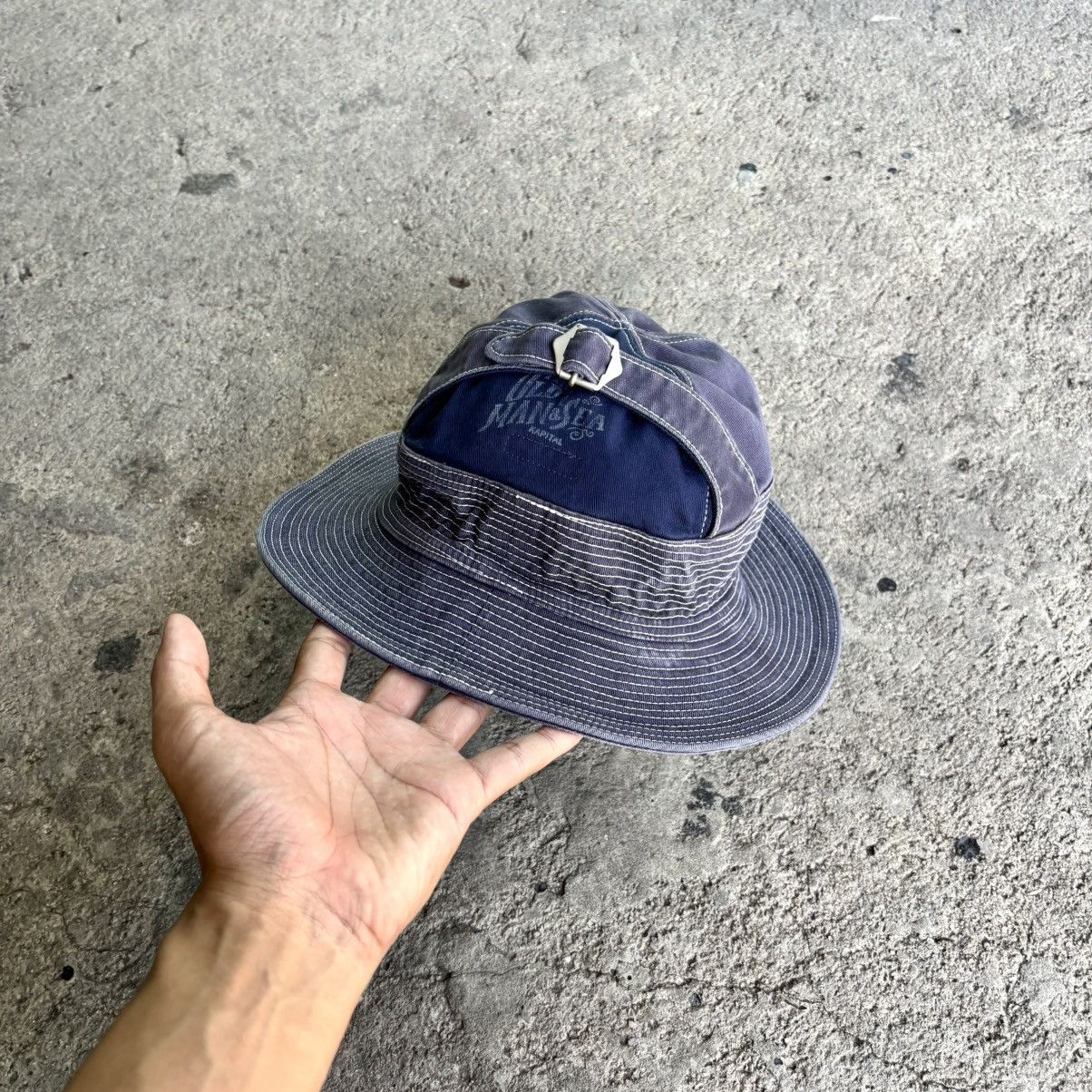 Kapital Kapital Old Man & The Sea Denim Bucket Hat Size ONE SIZE - 2 Thumbnail