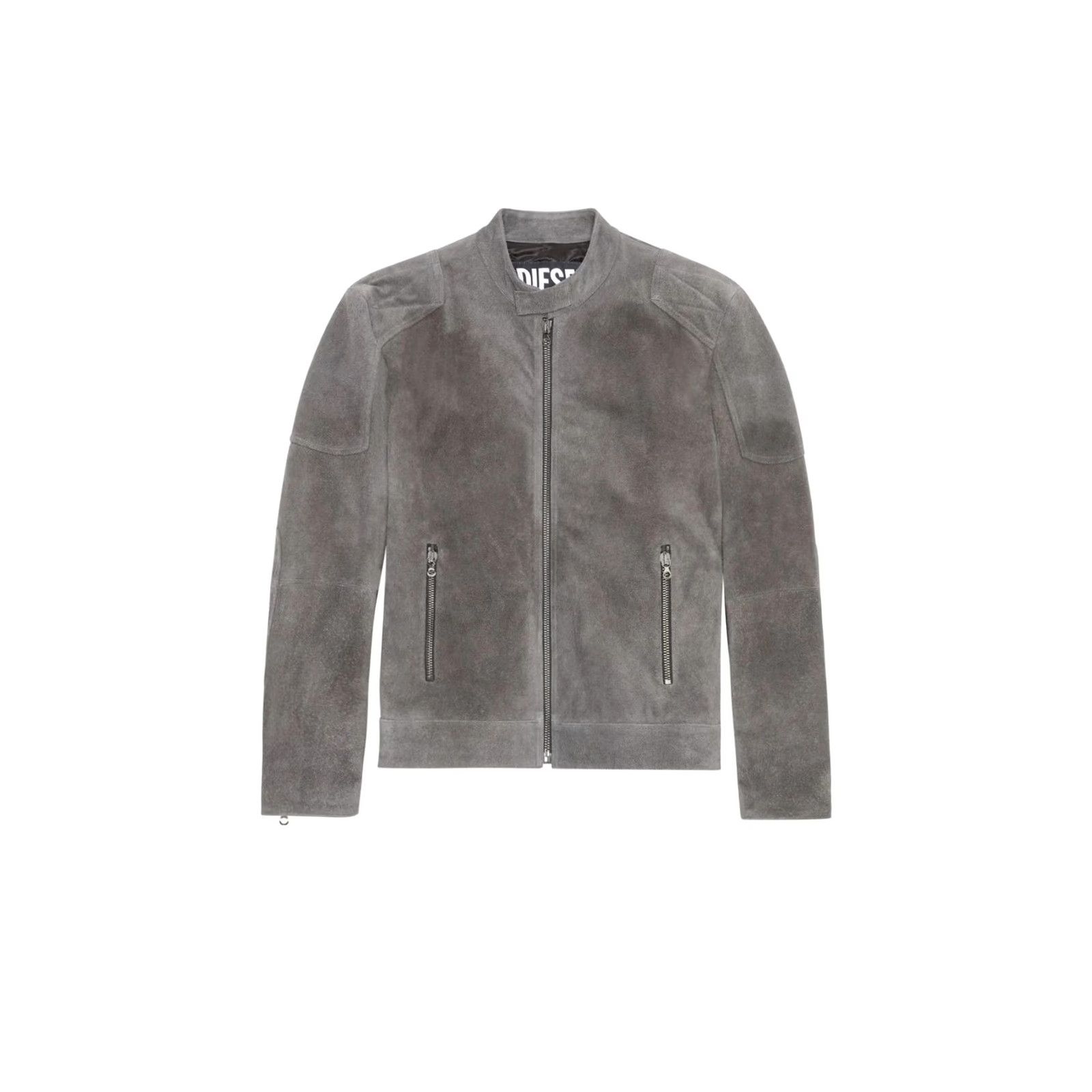Diesel Diesel Suede Bike Jacket Cowhide Leather Made in Italy Size 50 Gray Men's Jacket, Biker Style, 50 (M/L) - NEW Size US M / EU 48-50 / 2 - 7 Thumbnail