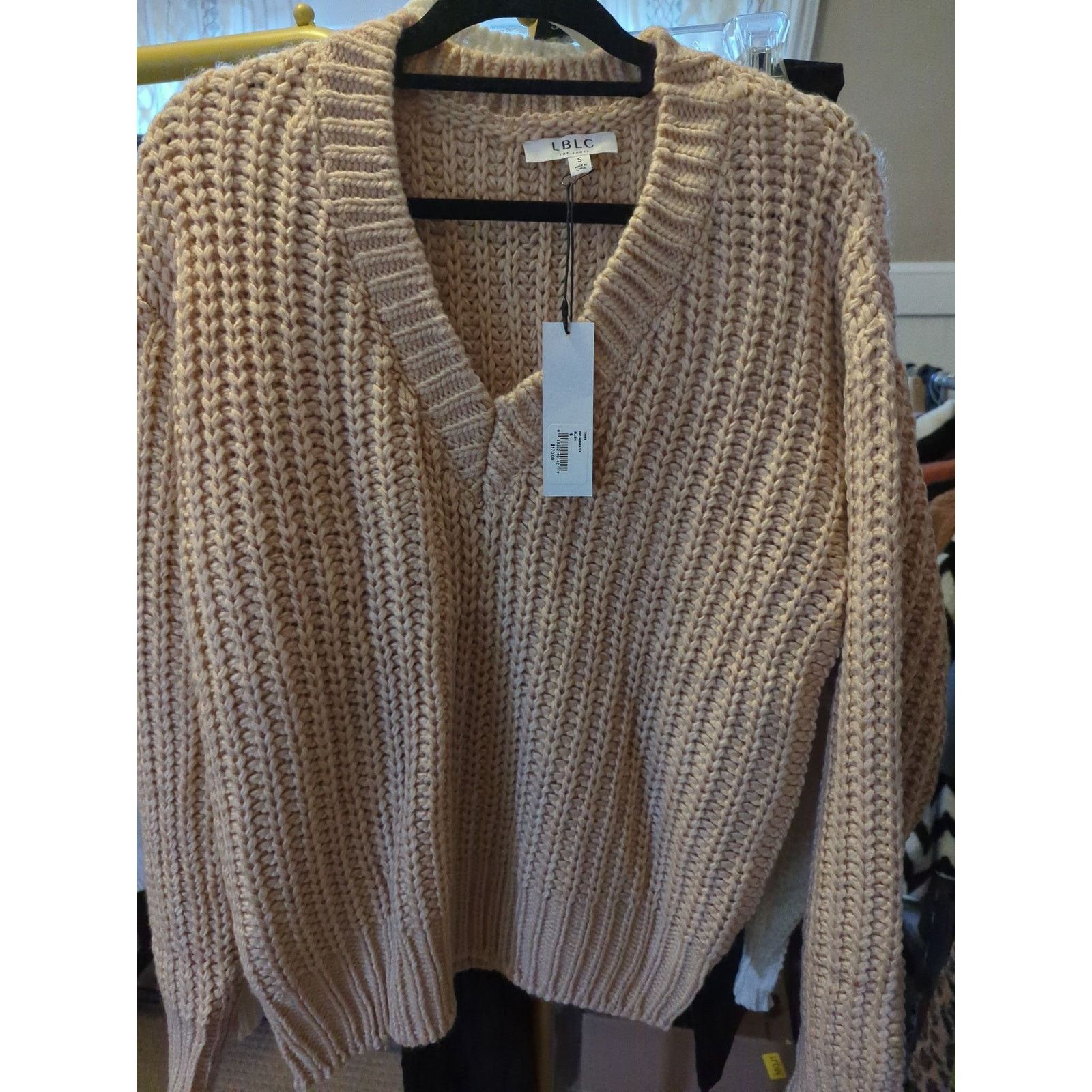 REVOLVE LBLC The Label Katja Sweater - Blush Sz S Size S / US 4 / IT 40 - 4 Thumbnail