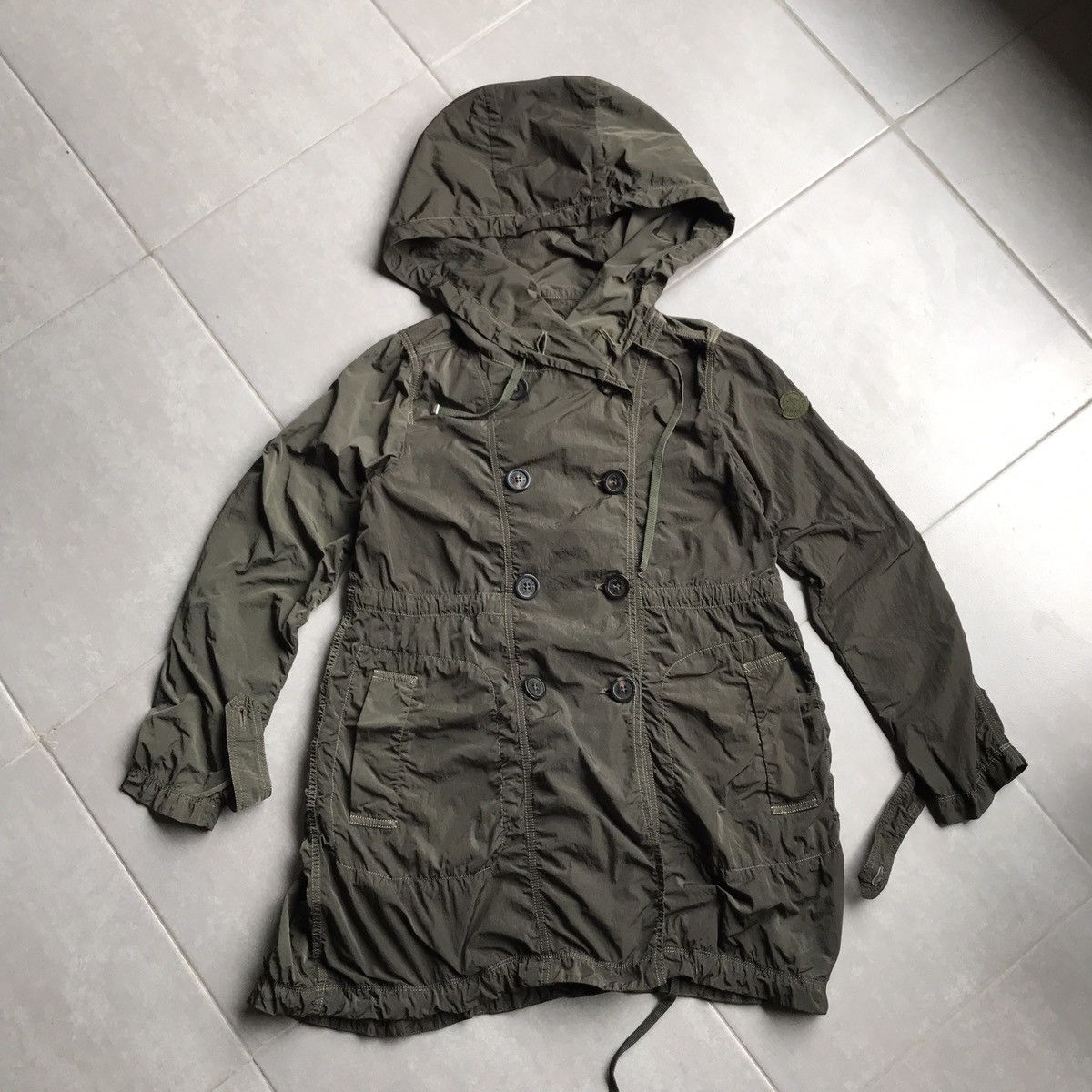 Moncler × Vintage Moncler nylon parachute Parka Size US XXS / EU 40 - 1 Thumbnail