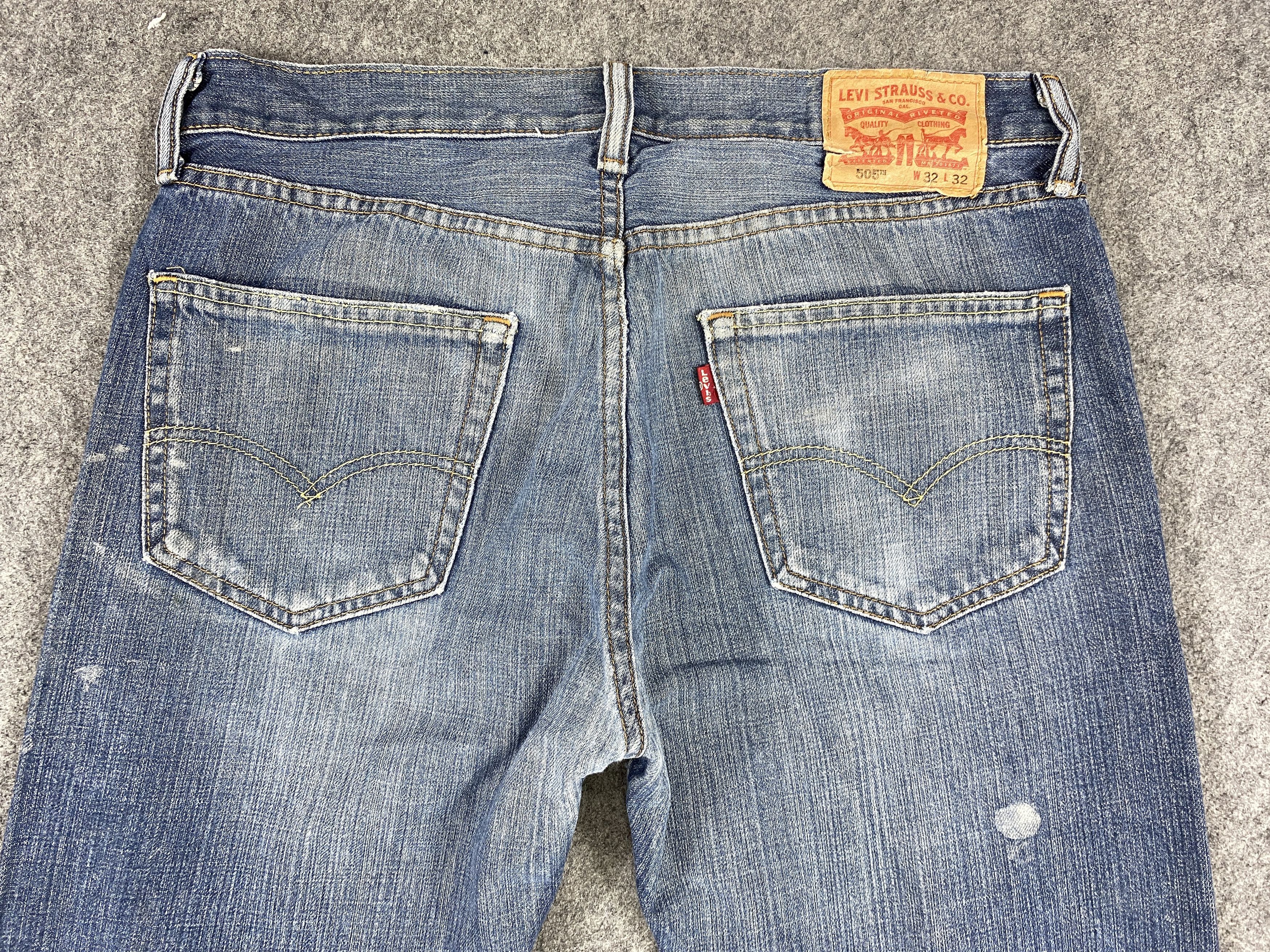 Levi's Distressed Blue Vintage Levi's 511 33x32 Denim -JN1765 Size US 33 - 4 Thumbnail