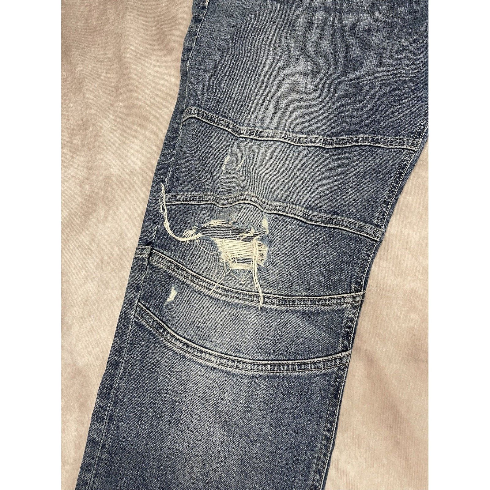 Guess Guess Mens Jeans size 38x30 Slim Taper Moto Tapered Stretch Size US 38 / EU 54 - 4 Thumbnail
