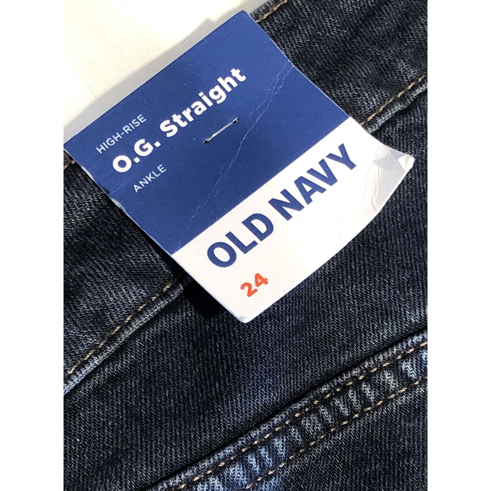 Old Navy VINTAGE Old Navy O.G. Straight High Rise Ankle Jeans Secret Slim Pockets Sz 24 NWT Womens Jeans Size 42" / US 20 - 2 Thumbnail