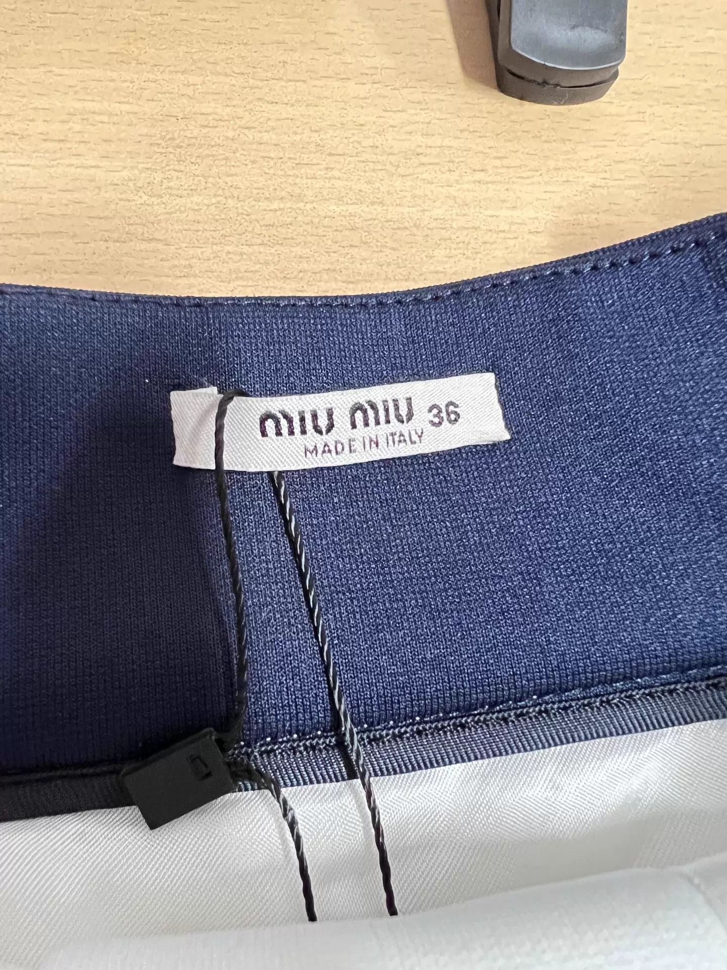 Miu Miu MIU MIU A-line white button short skirt 36 99 new Size 25" / US 0 / IT 36 - 5 Thumbnail