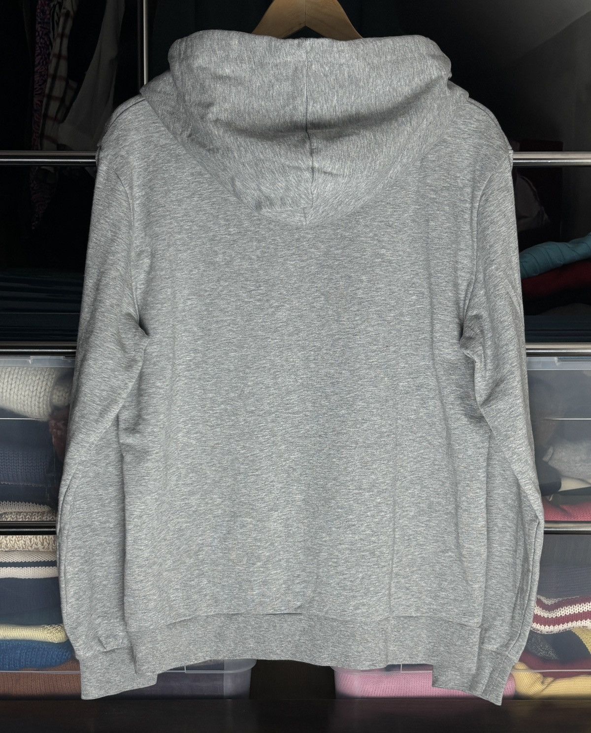 A.P.C. A.P.C. Velvet Logo Hoodie Sweatshirt Size US L / EU 52-54 / 3 - 5 Thumbnail